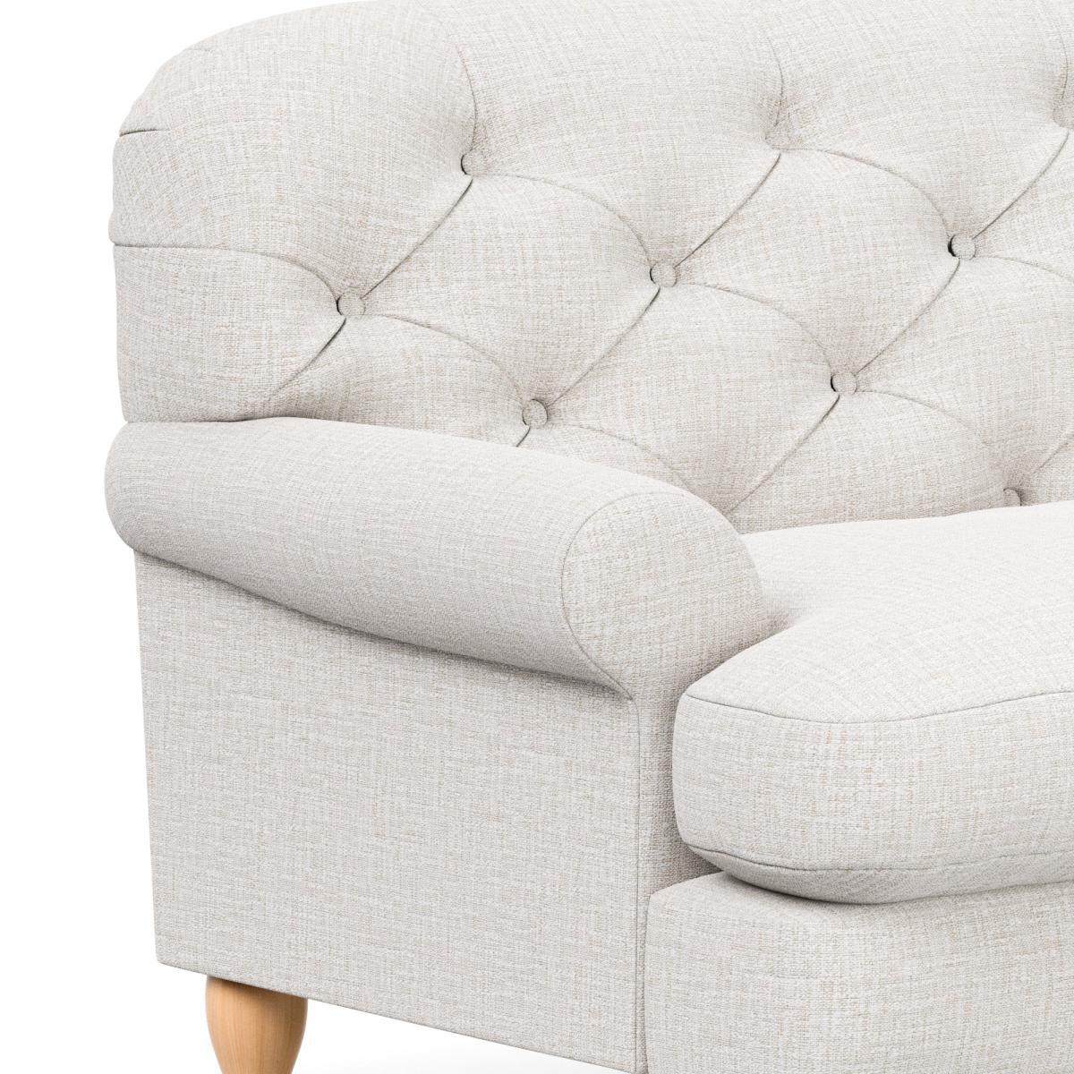 Canterbury Textured Weave Snuggle Chair Textured Weave Sandstone – image 6