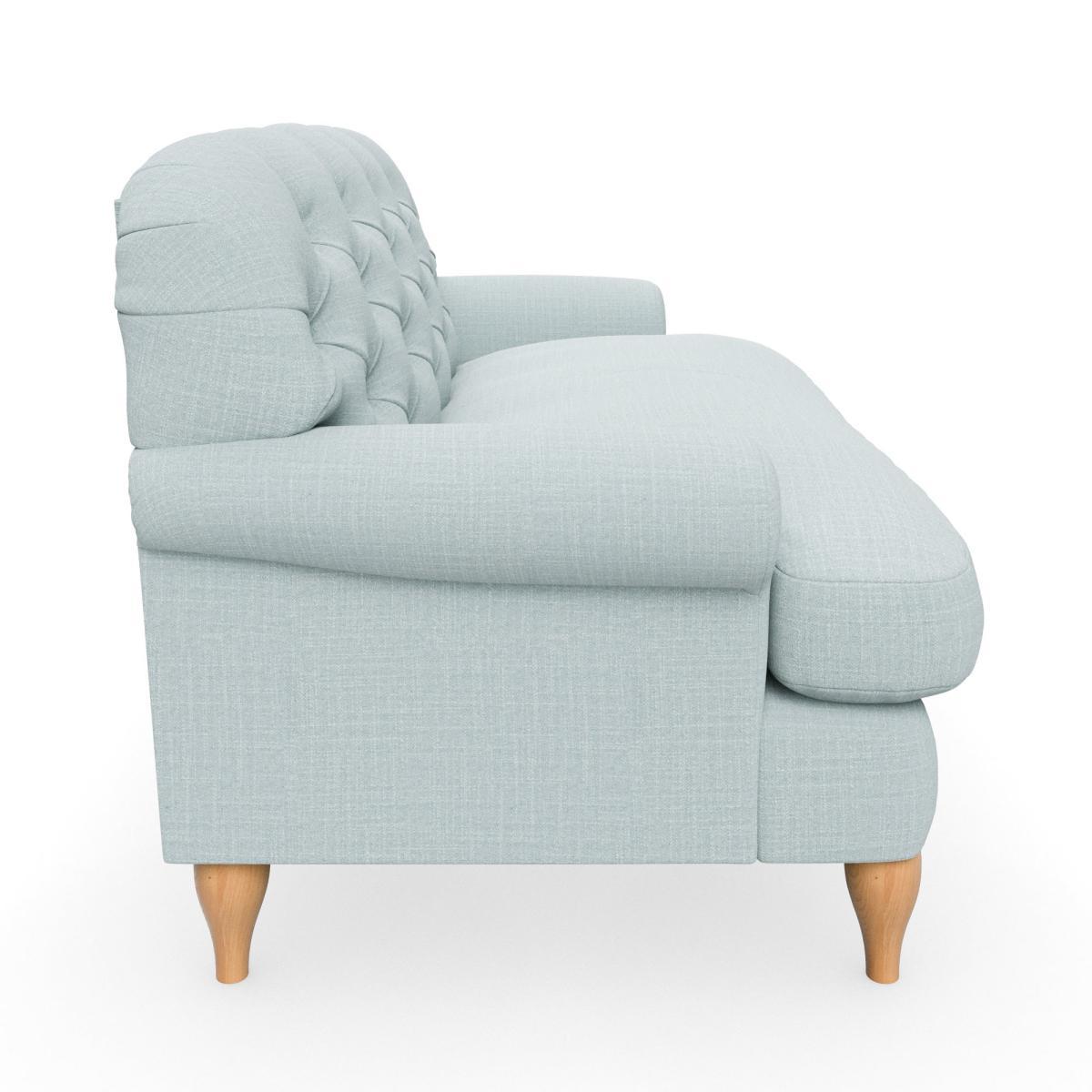 Canterbury Slub Cotton Blend Snuggle Chair Slub Cotton Light Mineral – image 5
