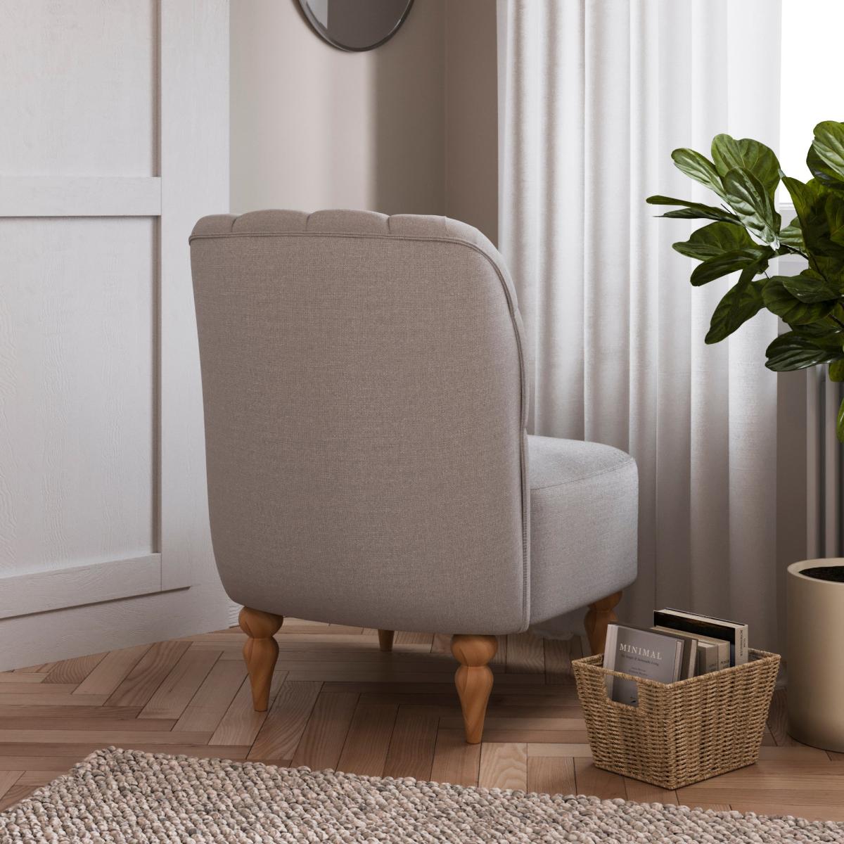 Chesterfield Armchair Soft Grey – image 3