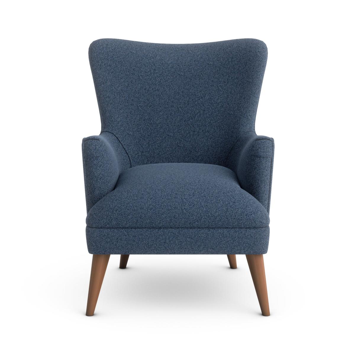 Marlow Woolly Marl Armchair Woolly Marl Navy – image 3