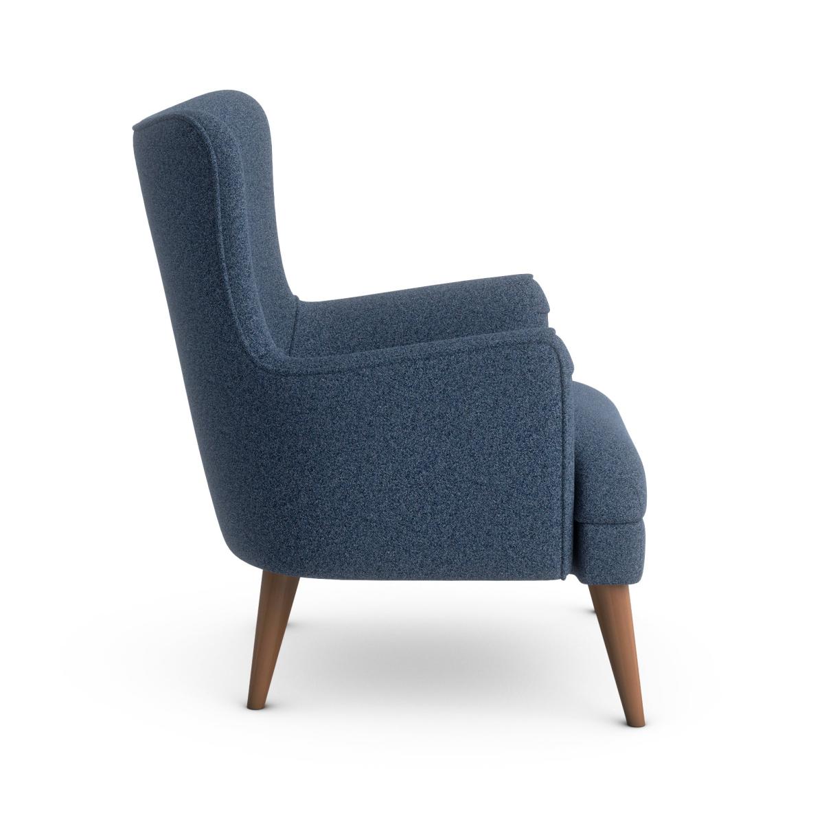 Marlow Woolly Marl Armchair Woolly Marl Navy – image 4
