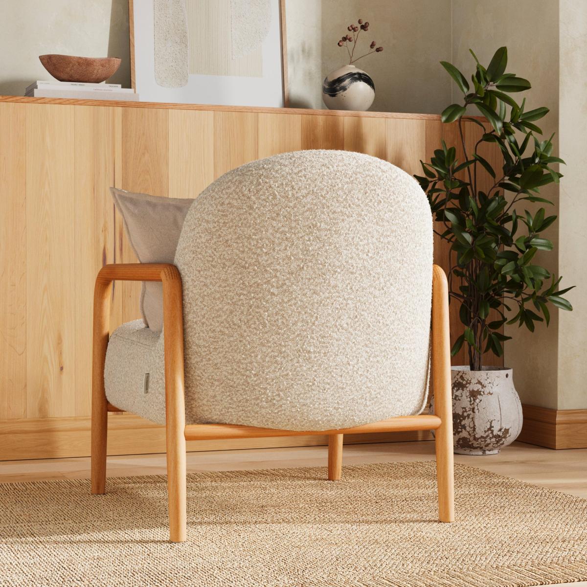 Edited Life Kristen Tonal Boucle Accent Chair – image 2