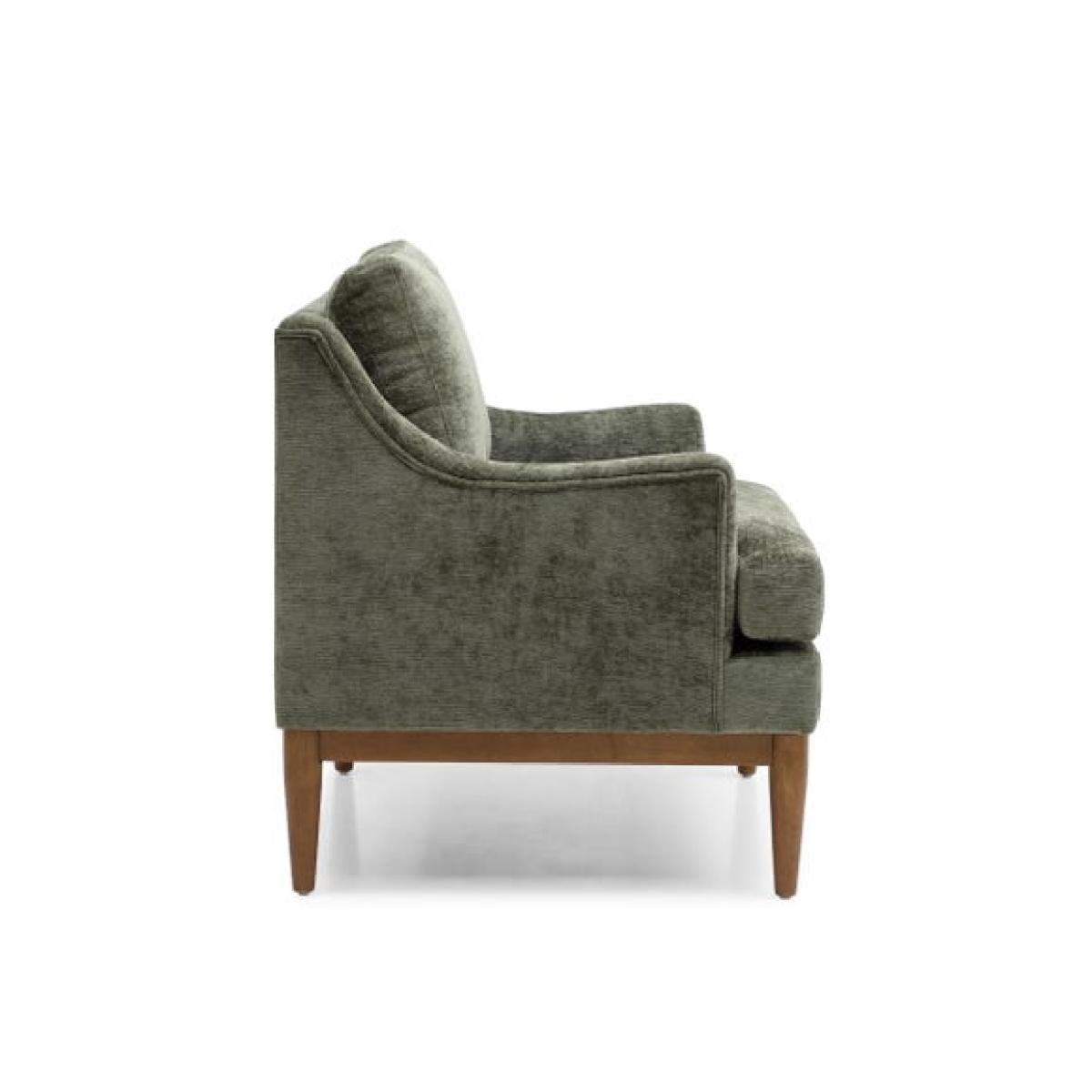 Return - Zella Olive Chenille Occasional Chair – image 4