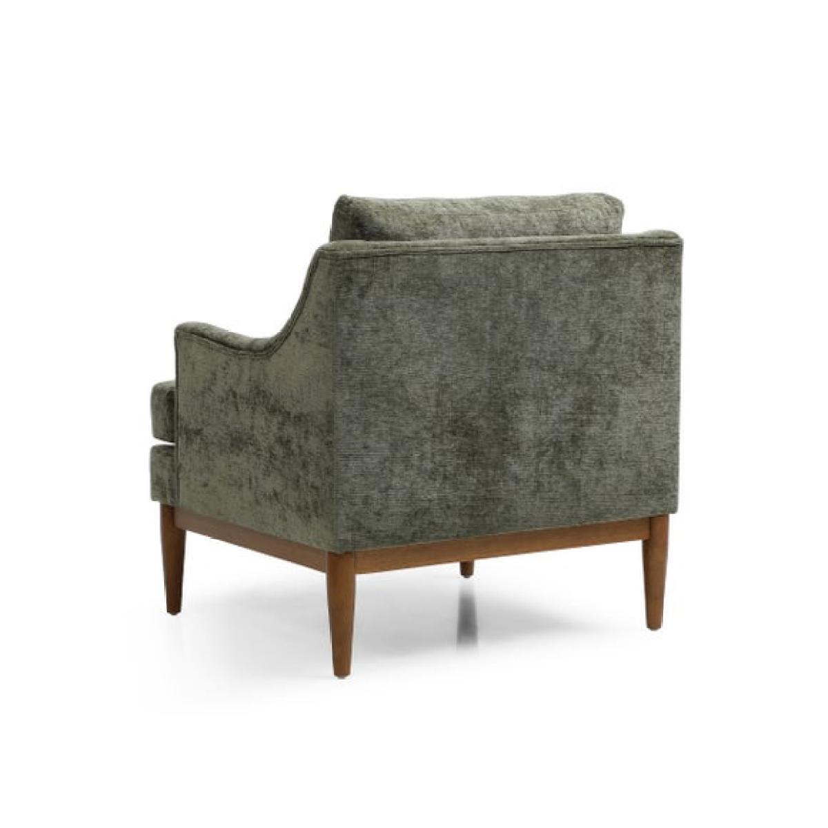 Return - Zella Olive Chenille Occasional Chair – image 5