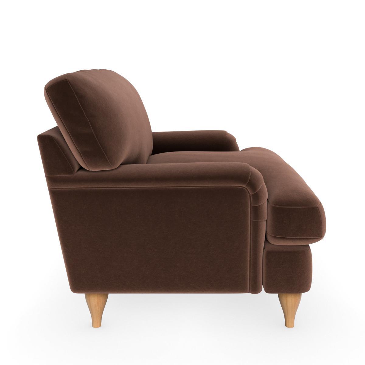 Darwin Luxury Velvet Armchair Luxury Velvet Pinecone – image 4