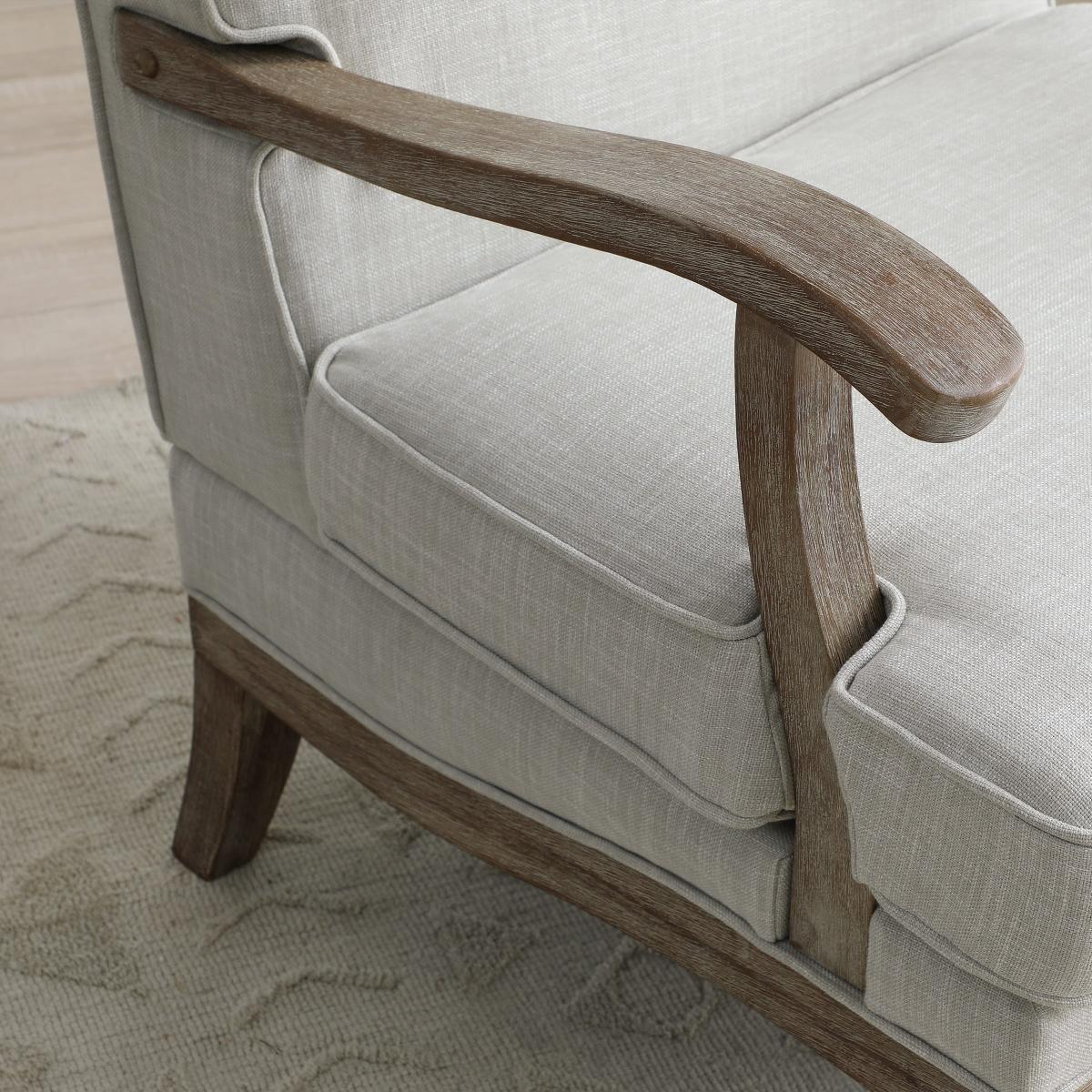 Return - Esme Cream Linen Chair, Cream – image 3