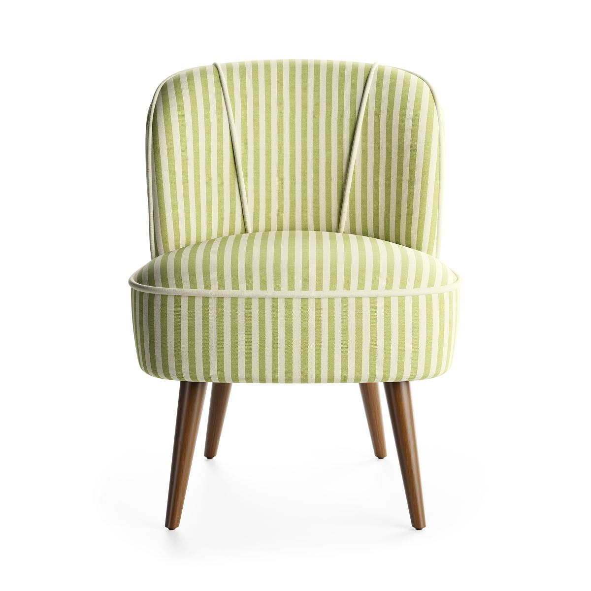 Elsie Cocktail Chair, Linford Stripe Linford Stripe Ferne – image 5