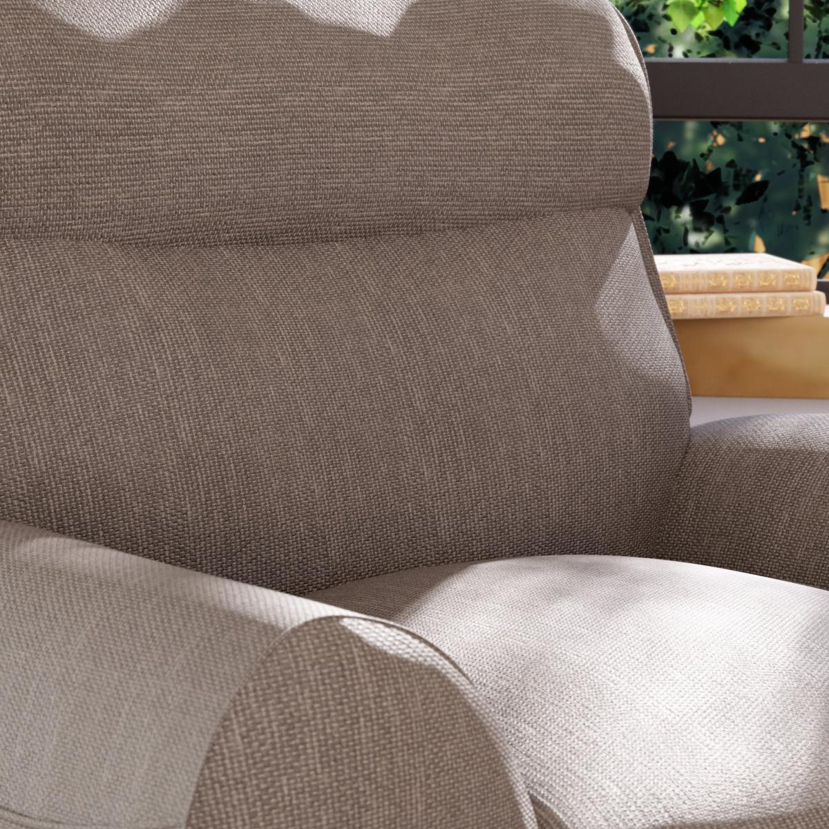 Wareham Manual Recliner Armchair Honeycomb Chenille Latte – image 7