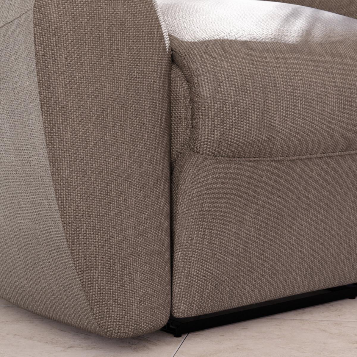 Wareham Manual Recliner Armchair Honeycomb Chenille Latte – image 8