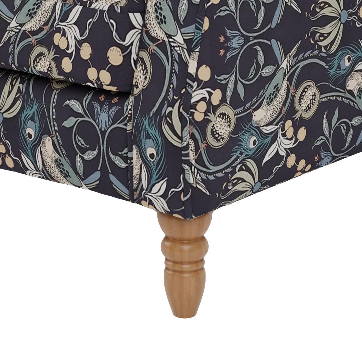 Oswald Navy Havisham Print Armchair Navy – image 6