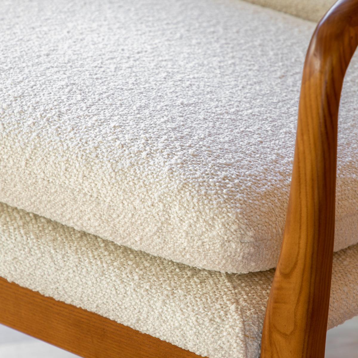Joso Linen Armchair Cream – image 3