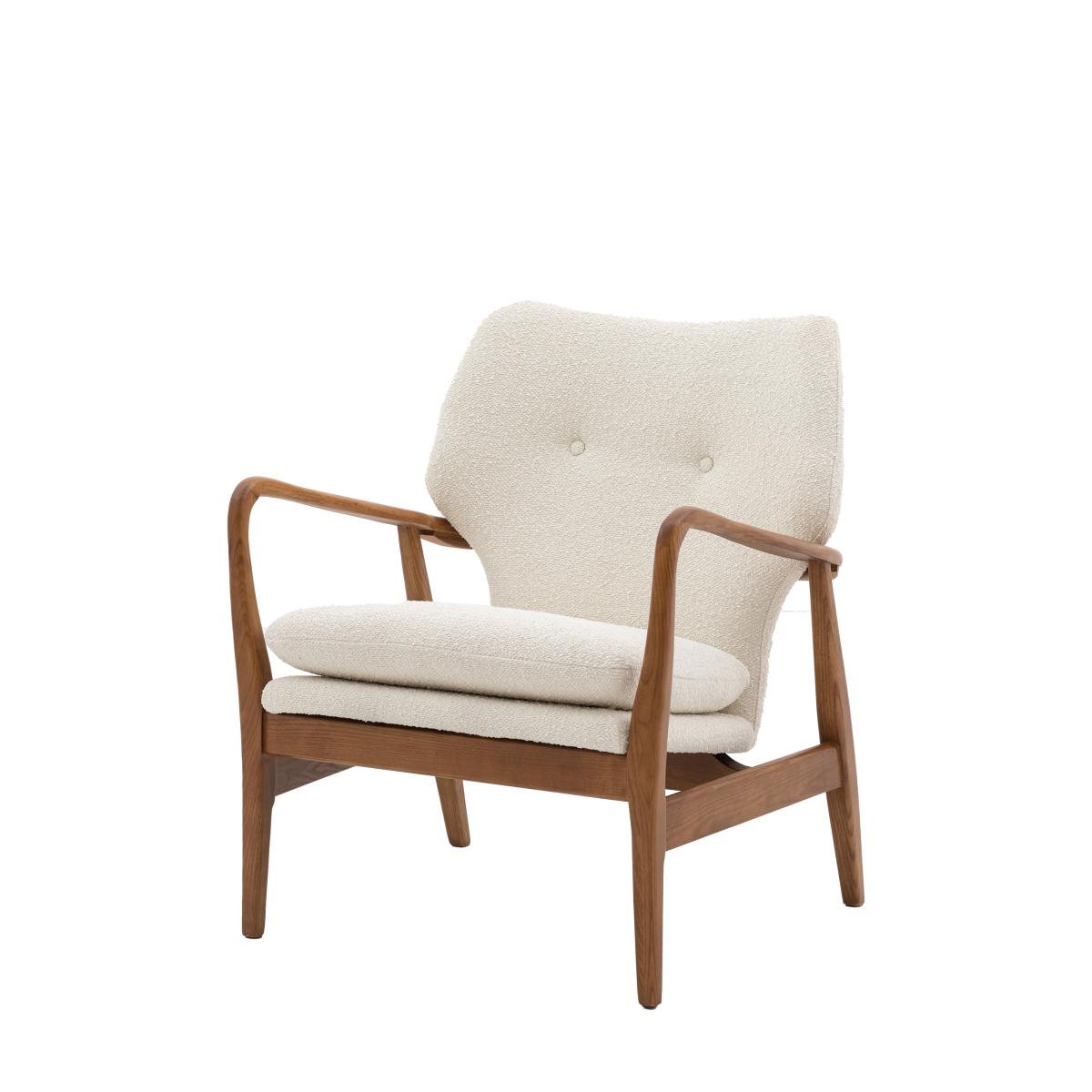 Joso Linen Armchair Cream – image 5