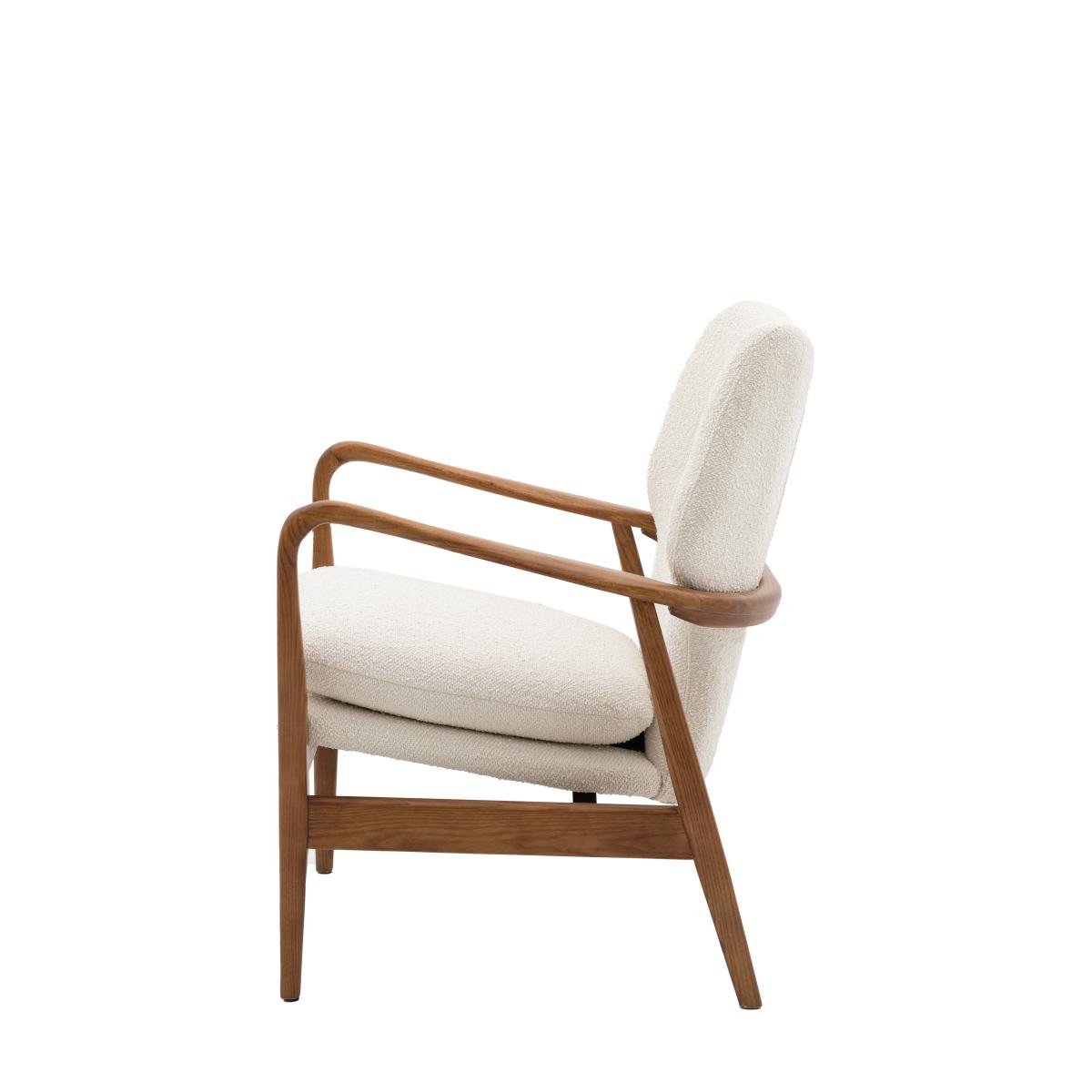 Joso Linen Armchair Cream – image 6