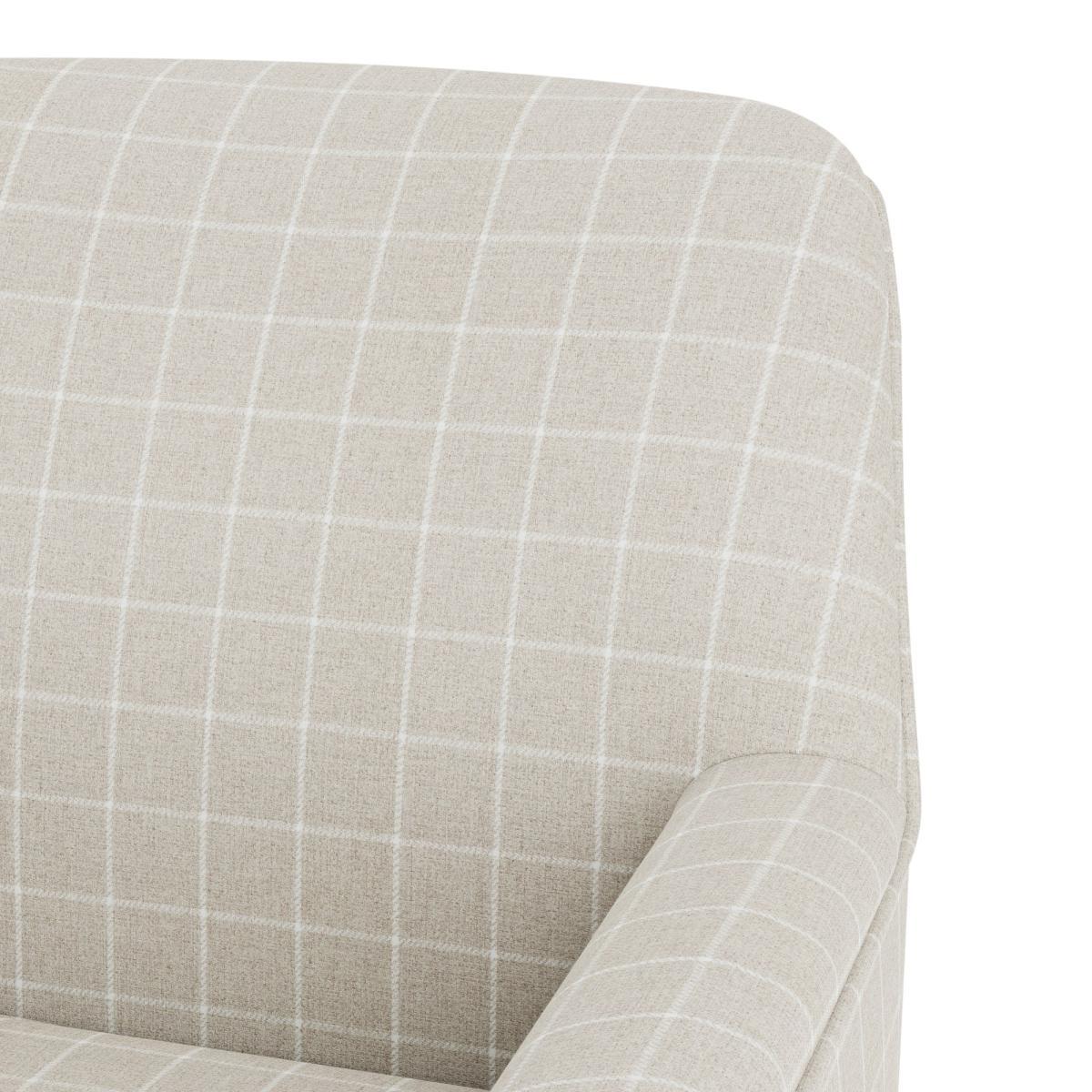 Cooper Window Pane Check Armchair Natural – image 5