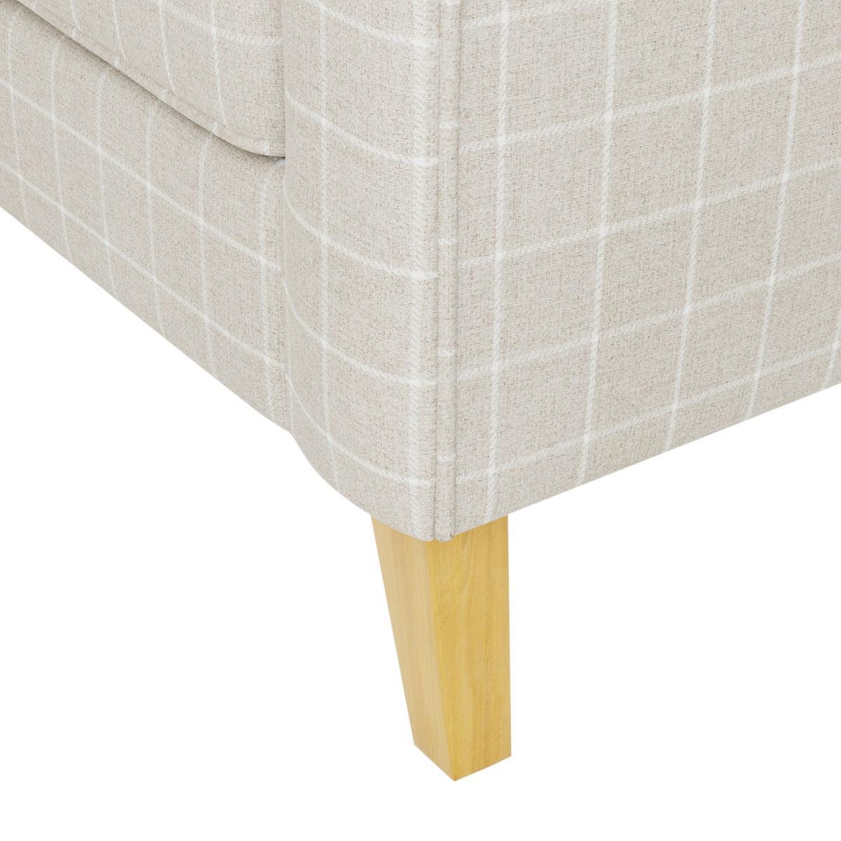 Cooper Window Pane Check Armchair Natural – image 6