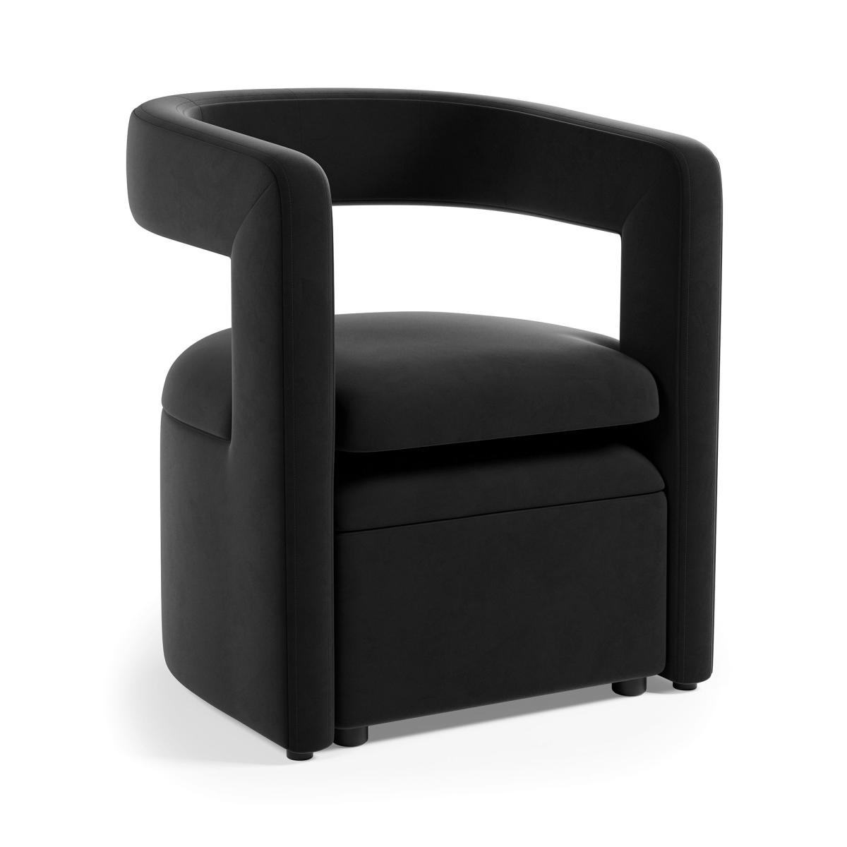 Tallie Velvet Accent Chair Bottle (Green) – image 7