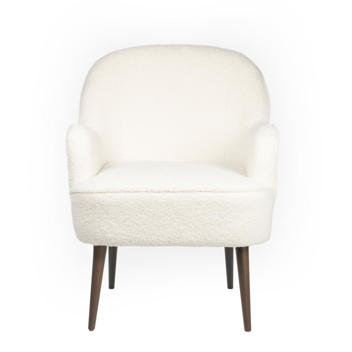 Bailey Sherpa Accent Chair Ivory – image 2