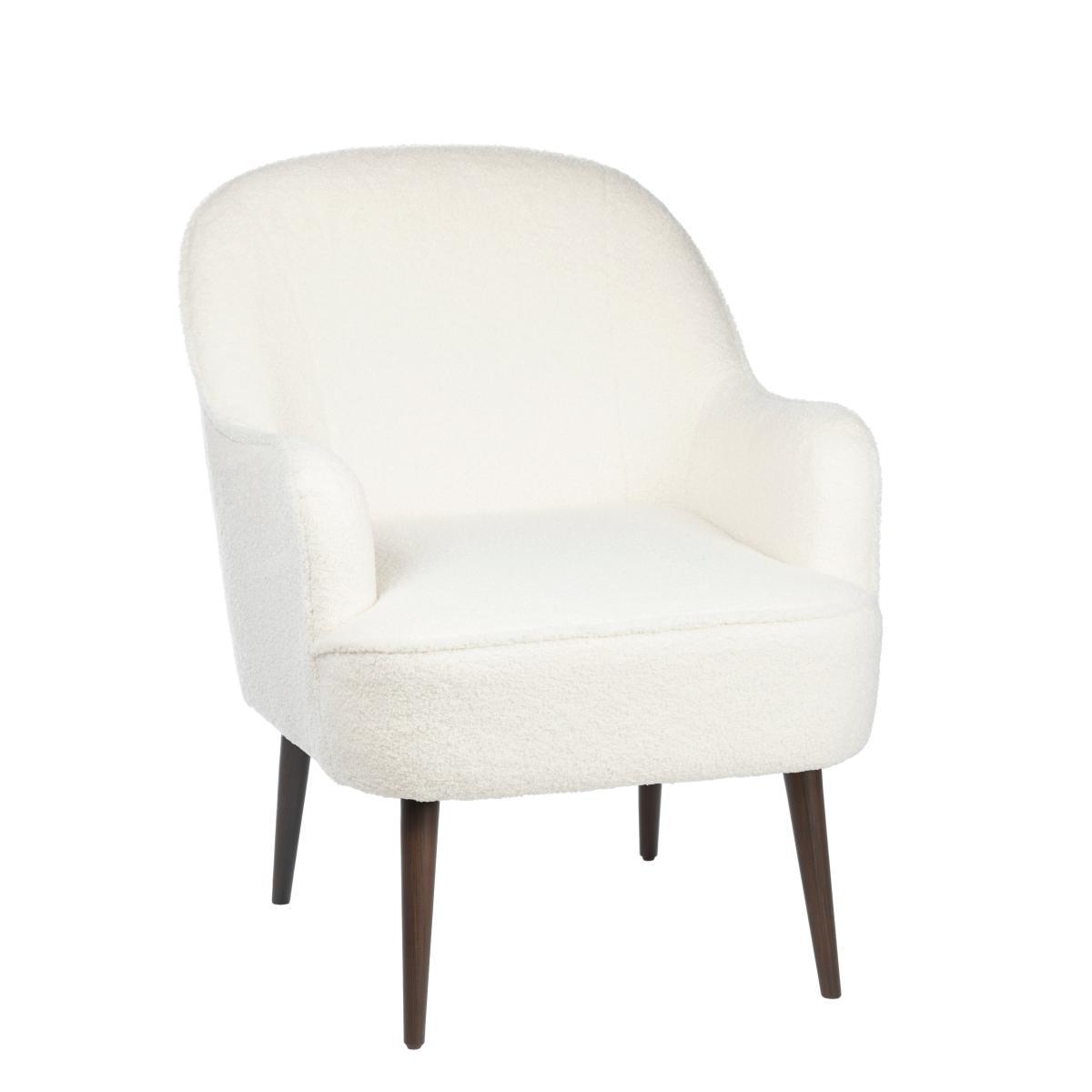 Bailey Sherpa Accent Chair Ivory – image 3