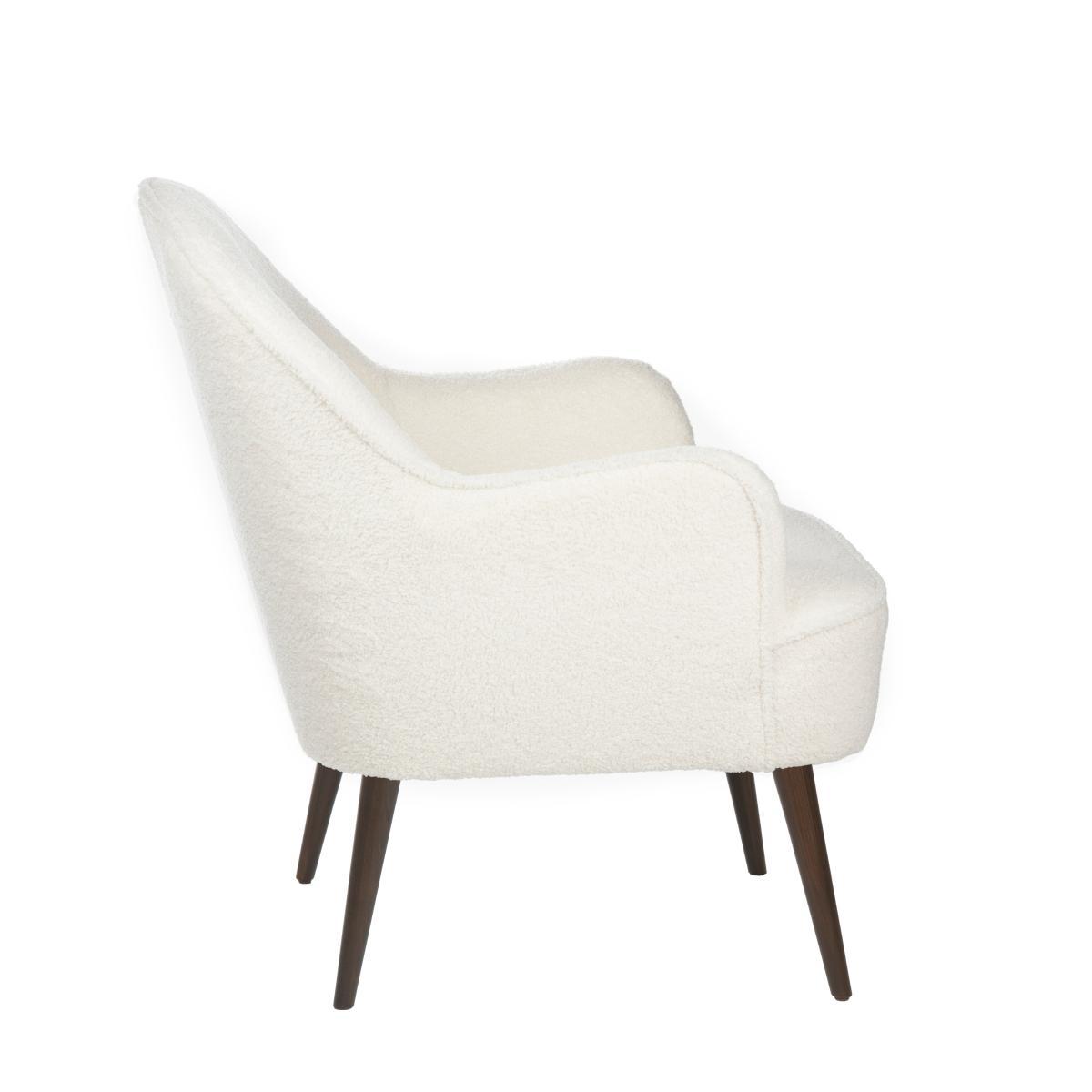 Bailey Sherpa Accent Chair Ivory – image 4