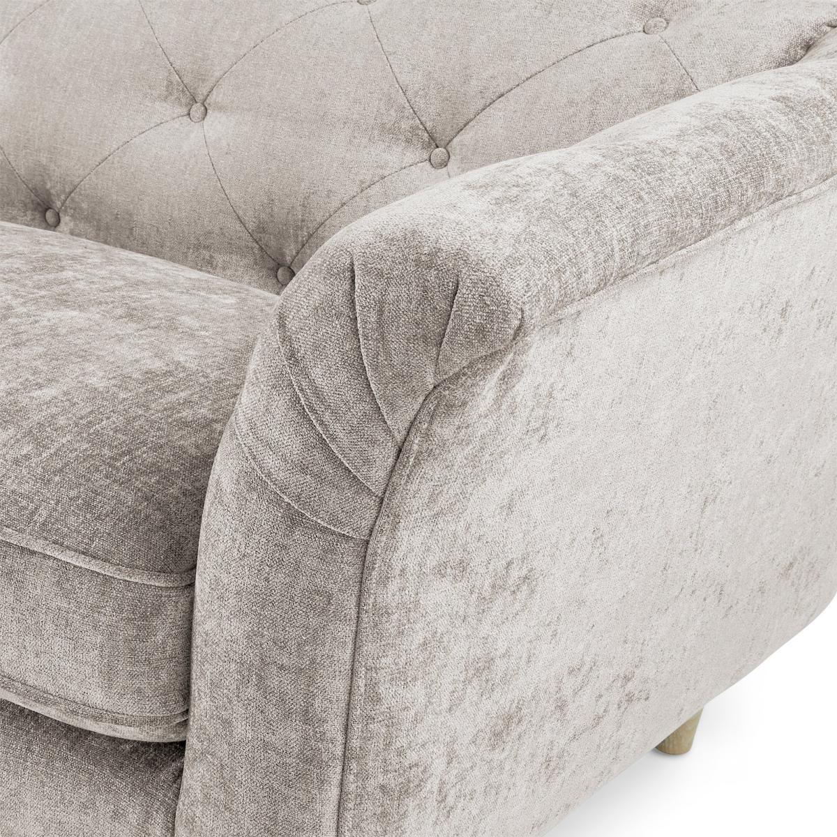 Jaipur Snuggle Chair Luxury Chenille Premium Chenille Sand – image 6