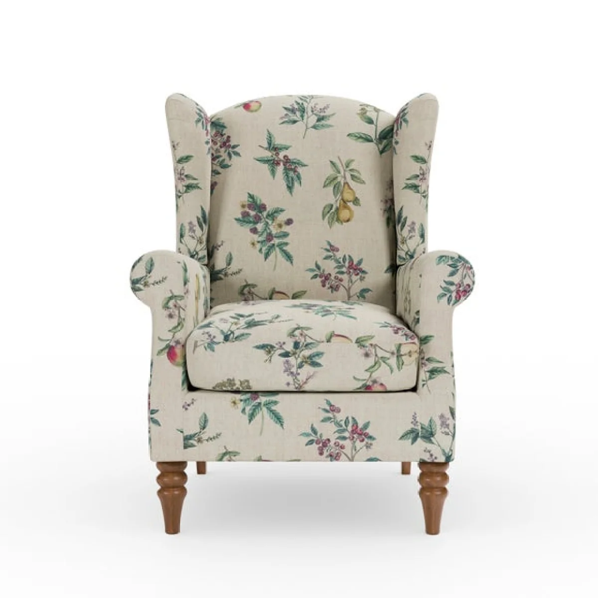 Charnwood Botanical Orchard Print Scroll Armchair – image 7