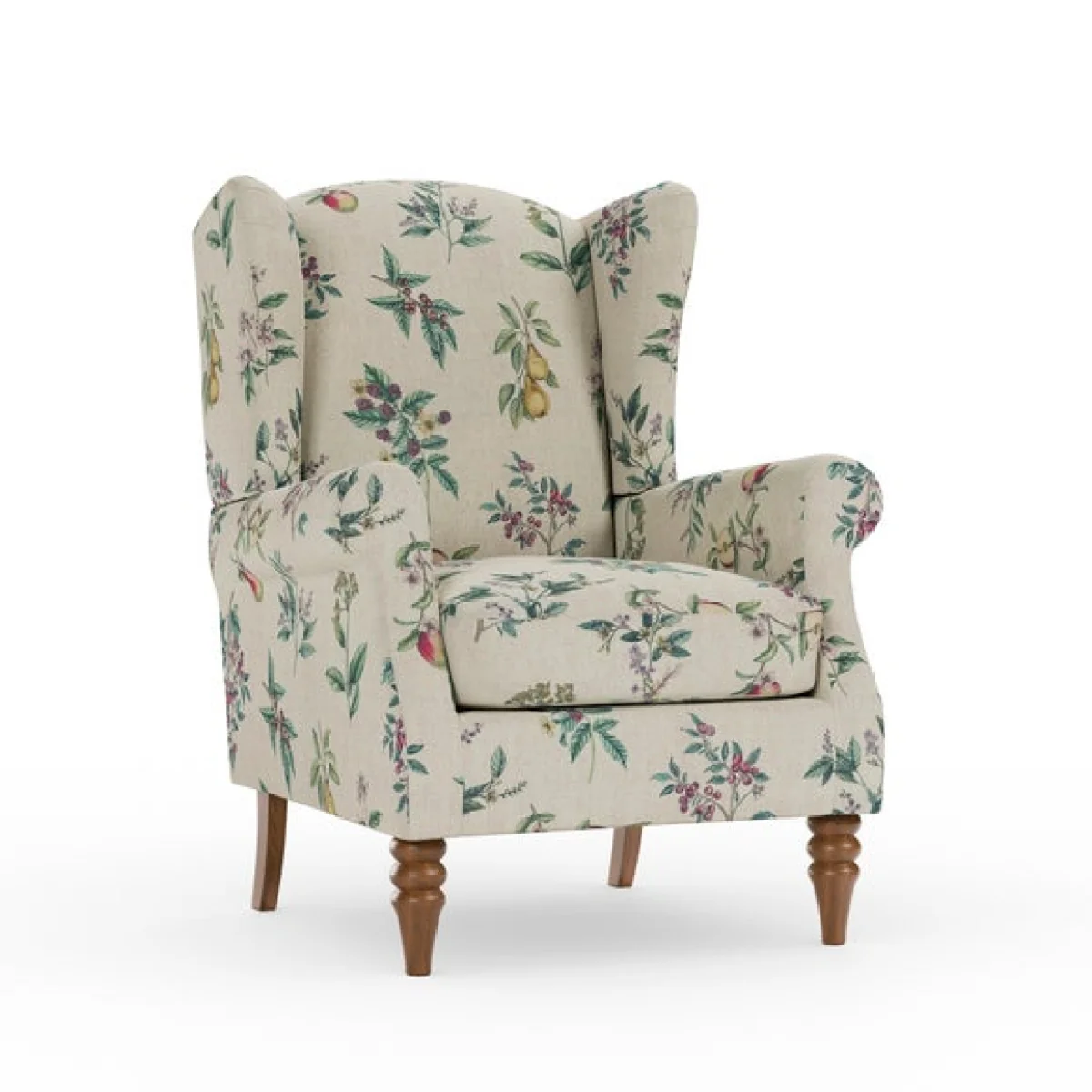 Charnwood Botanical Orchard Print Scroll Armchair – image 8