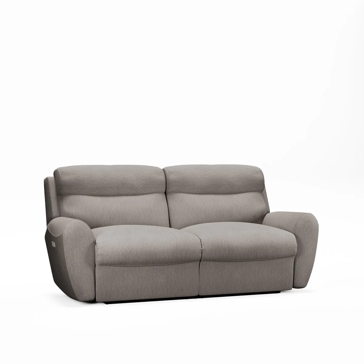 Wareham 3 Seater Power Recliner Sofa Honeycomb Chenille Latte – image 9