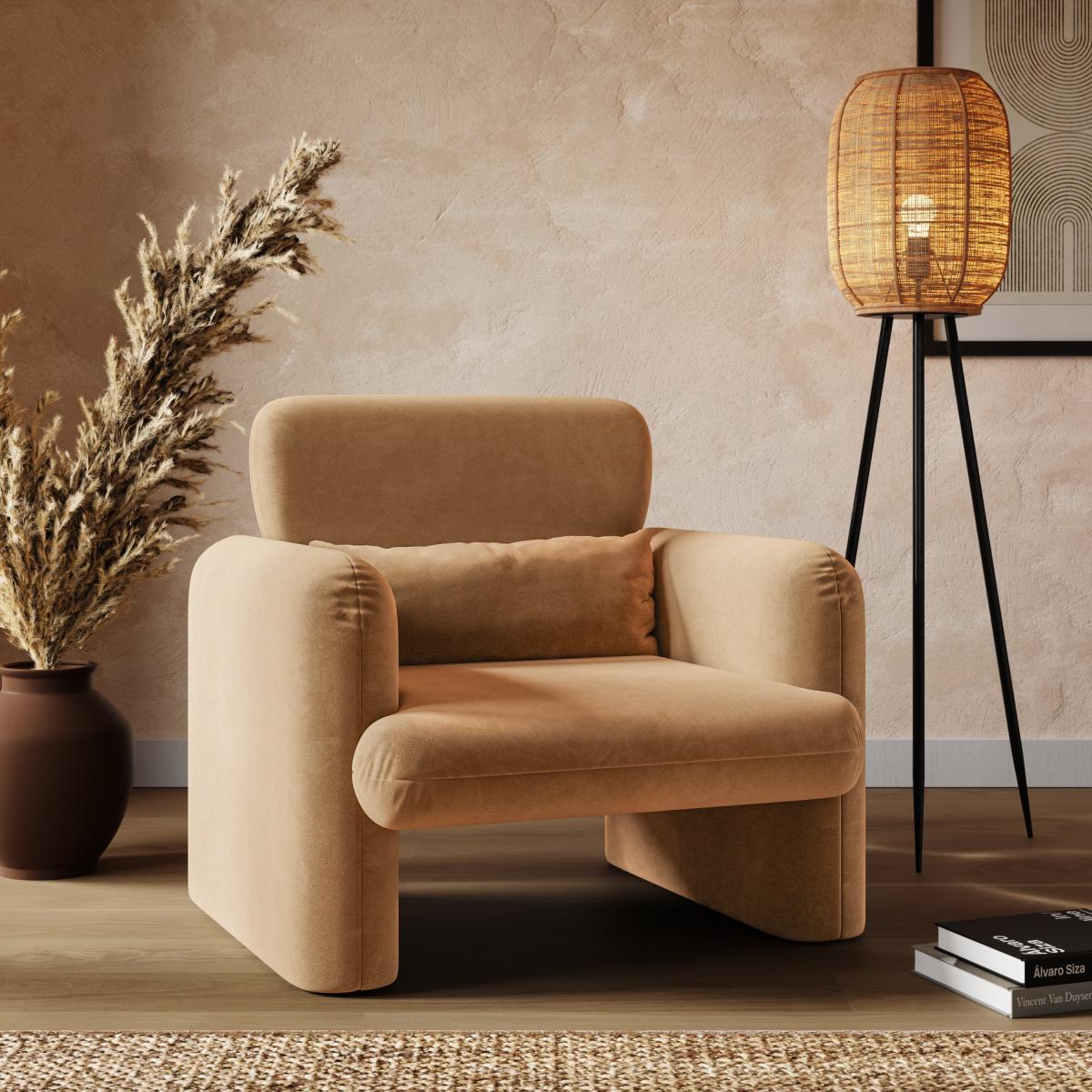Maya Velvet Occasional Chair – image 2