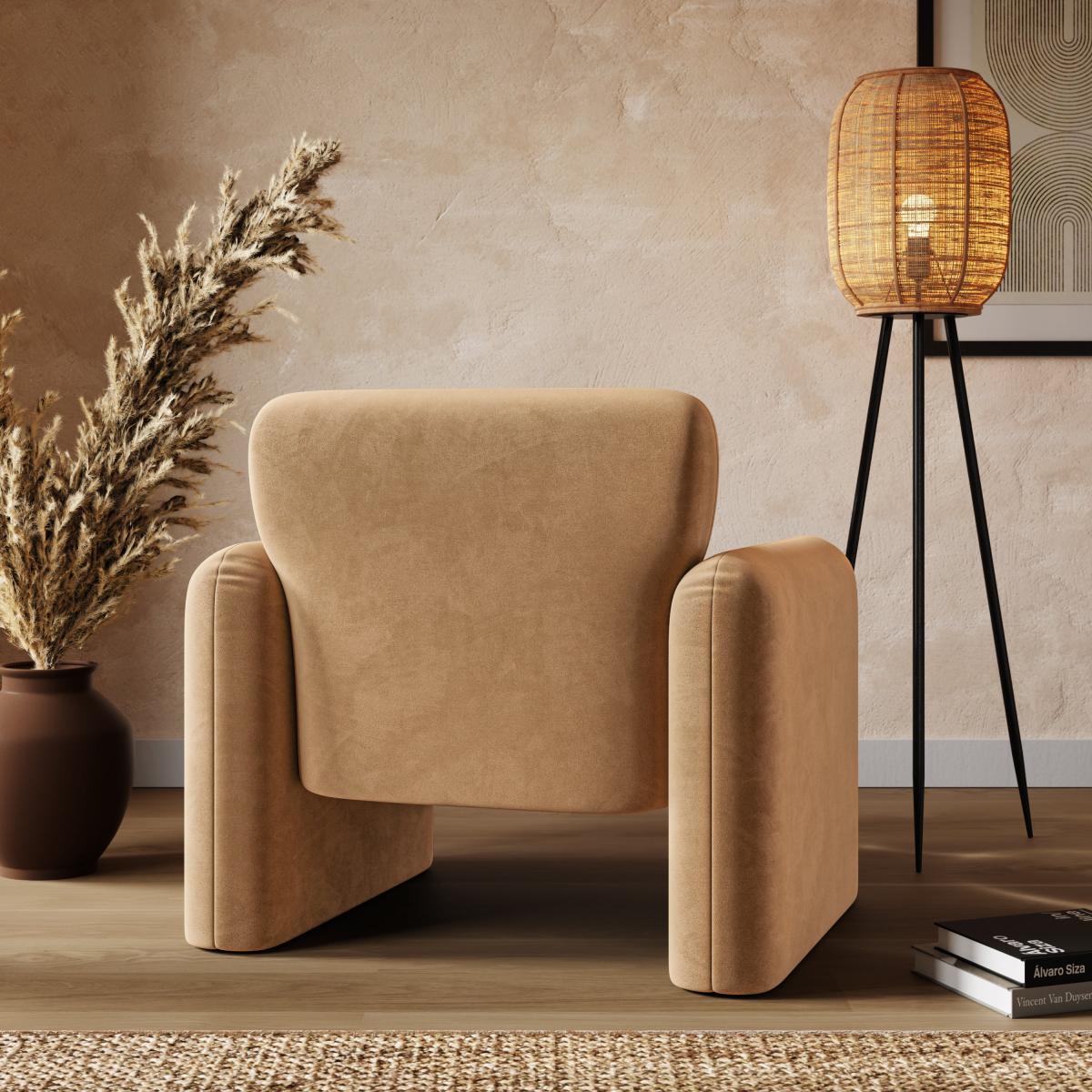 Maya Velvet Occasional Chair – image 3