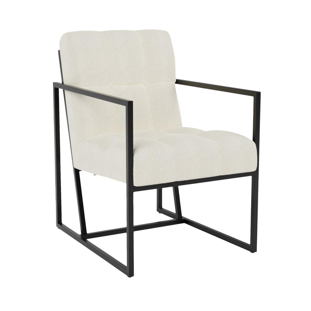 Chelsea Ivory Boucle Chair Ivory – image 2
