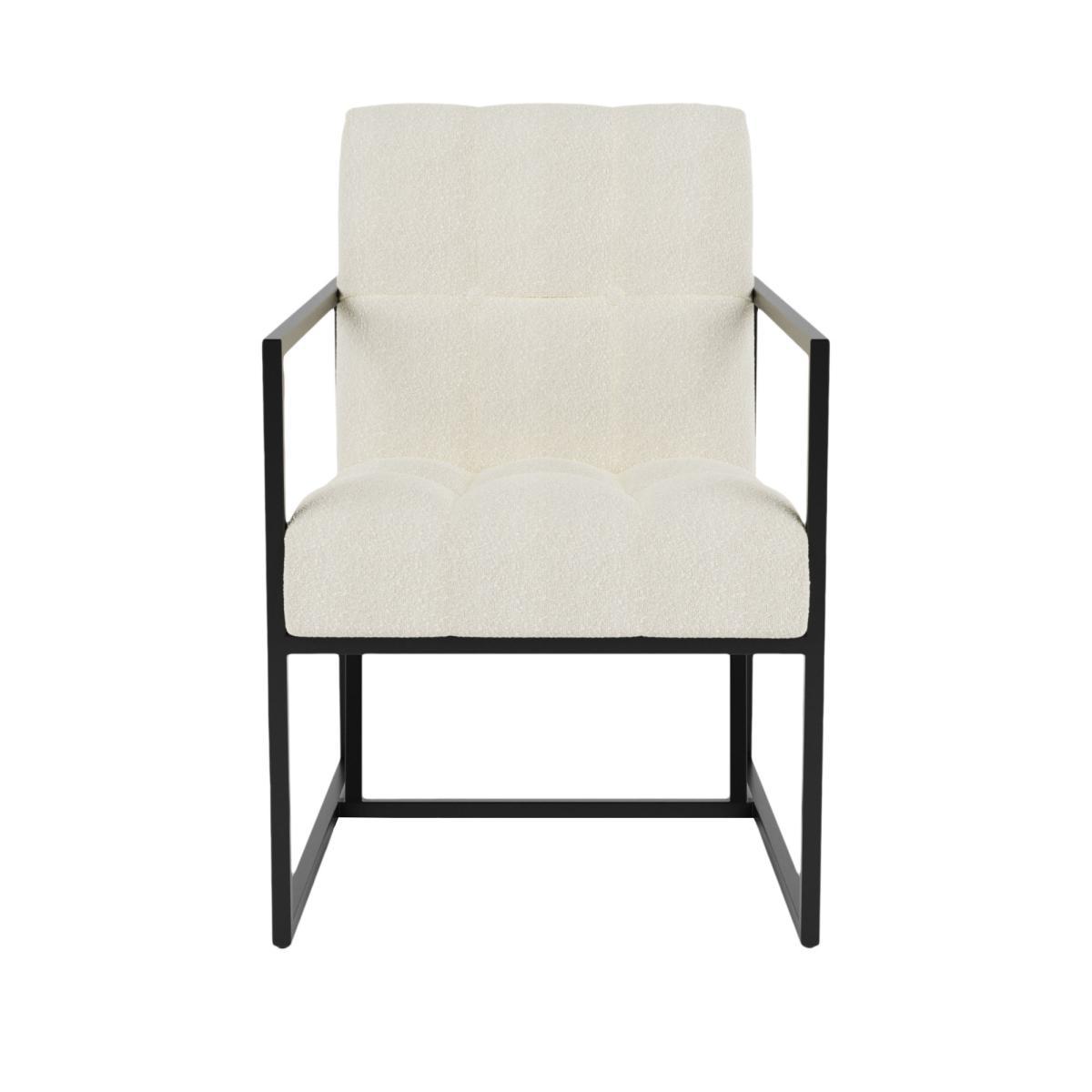 Chelsea Ivory Boucle Chair Ivory – image 3