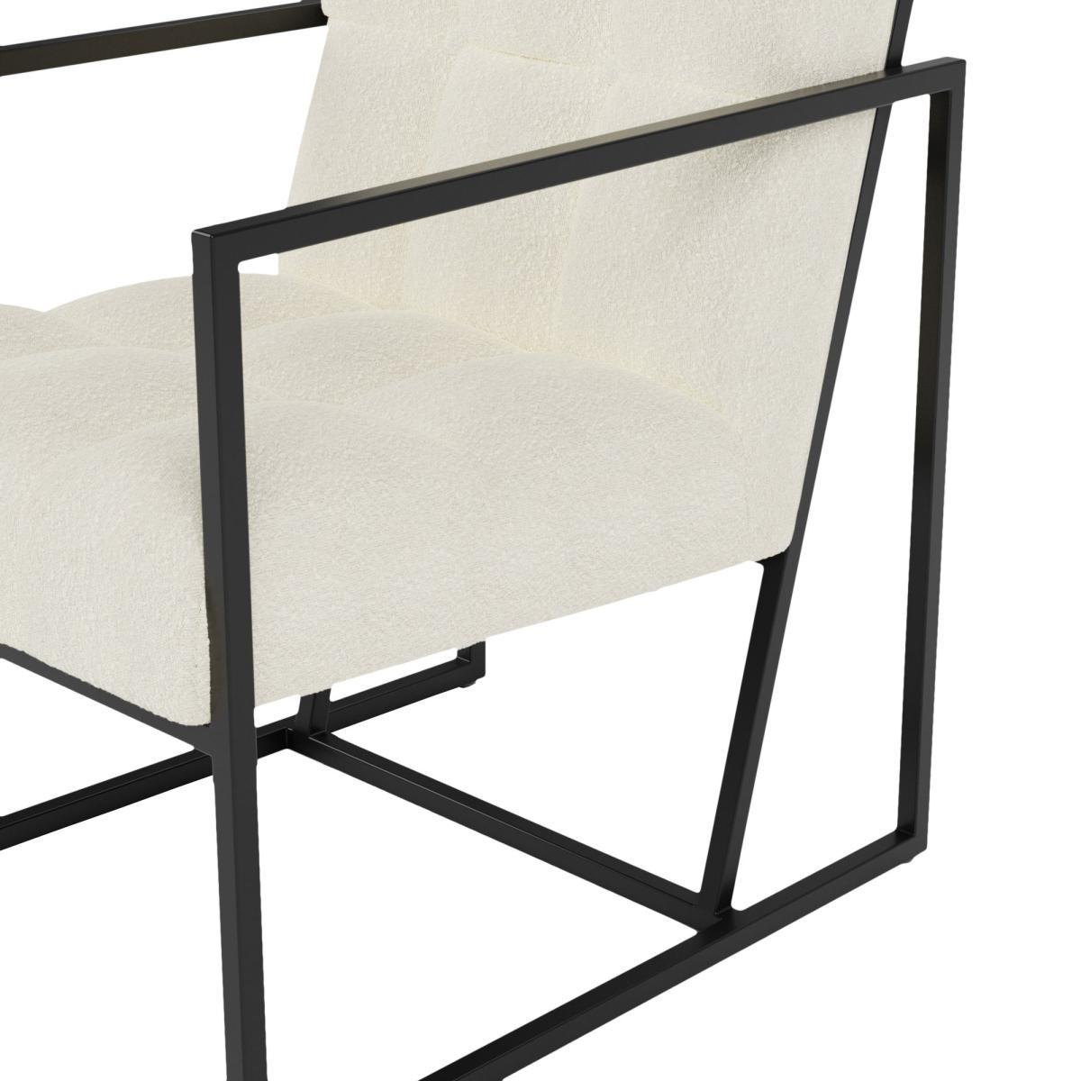 Chelsea Ivory Boucle Chair Ivory – image 7