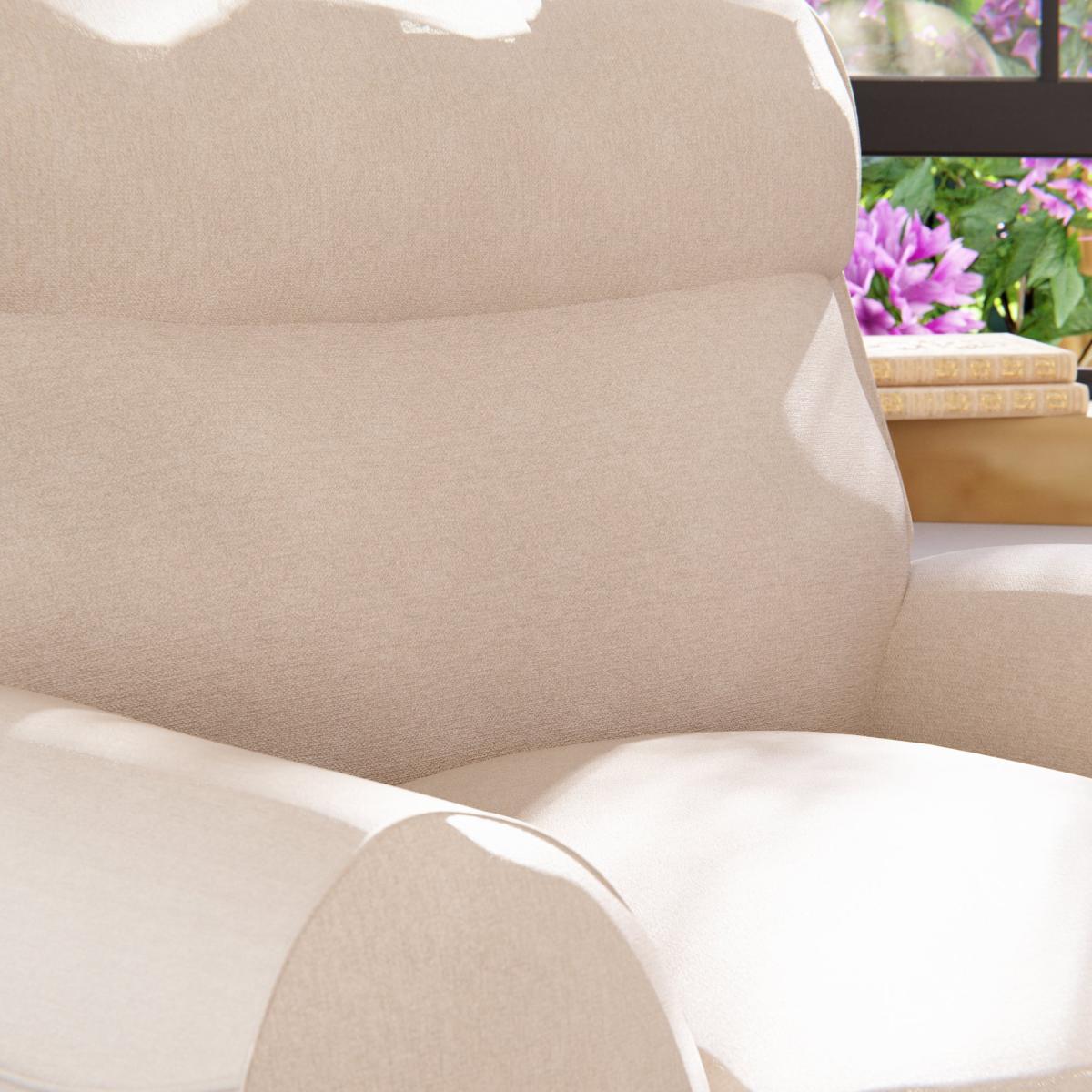 Wareham Power Recliner Armchair Chenille Sand – image 7