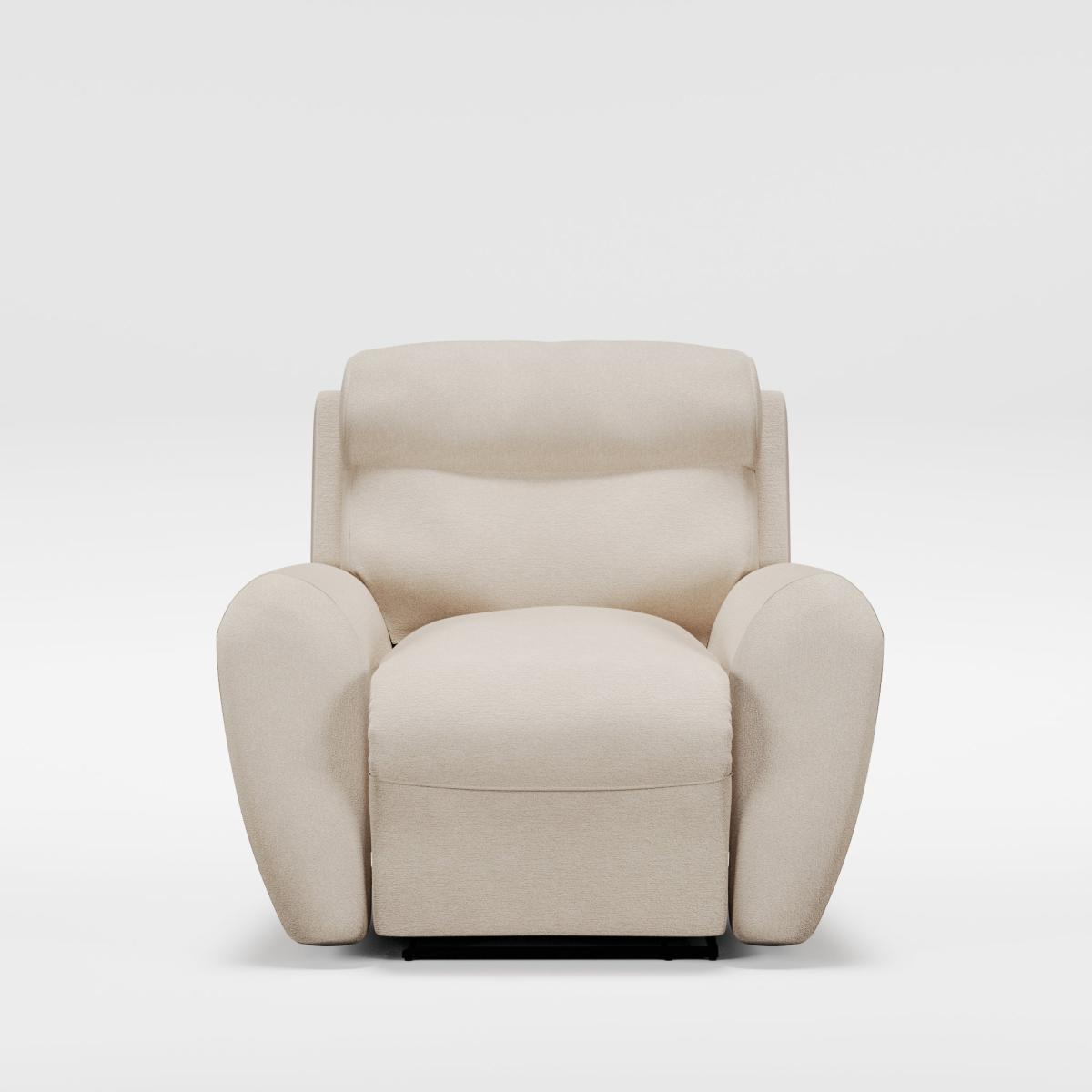 Wareham Power Recliner Armchair Chenille Sand – image 9