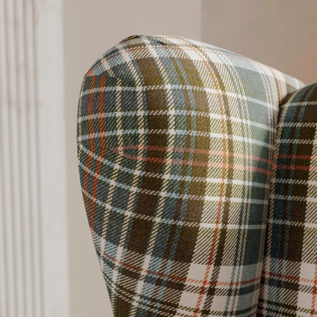 Charnwood Check Occasional Armchair – image 4