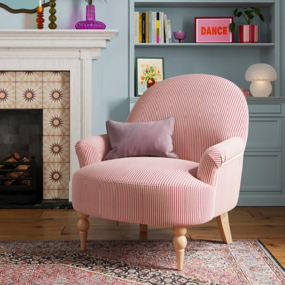 Petit Tiny Stripe Occasional Armchair – image 1