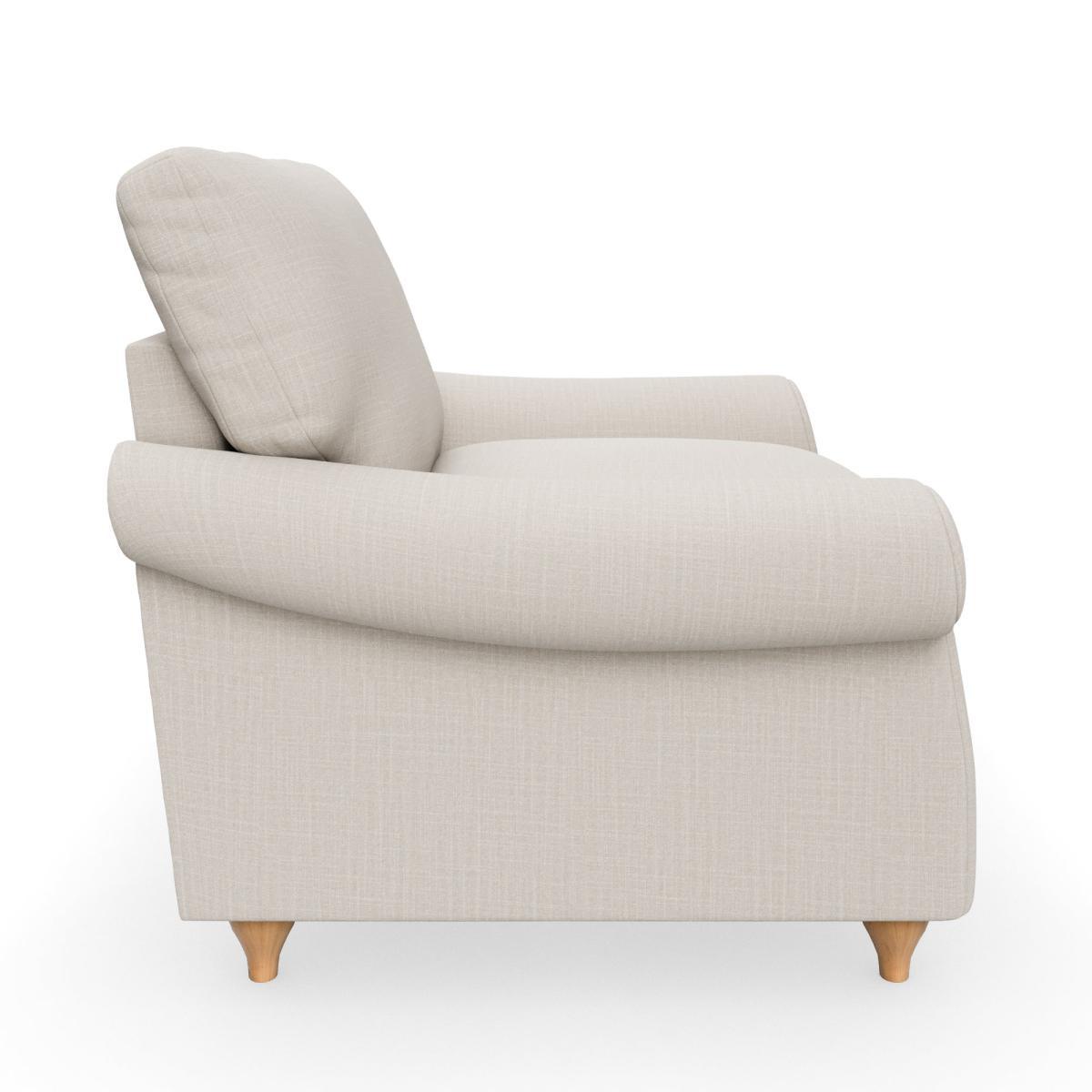 Salisbury Slub Cotton Blend Armchair Slub Cotton Sandstone – image 5