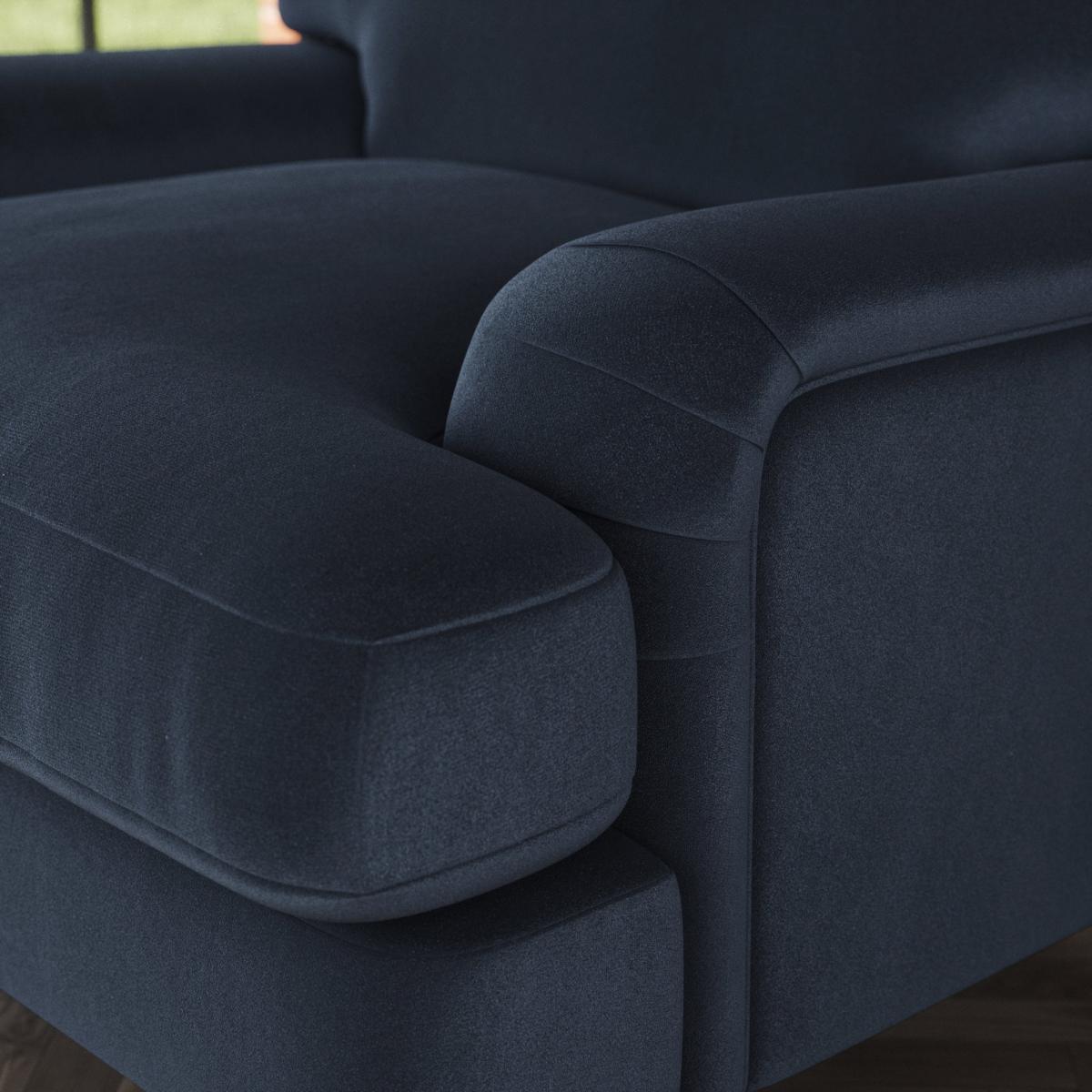 Darwin Armchair Cosy Velvet Navy – image 5