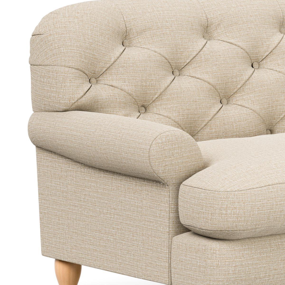 Canterbury Textured Weave Snuggle Chair Textured Weave Honey – image 6