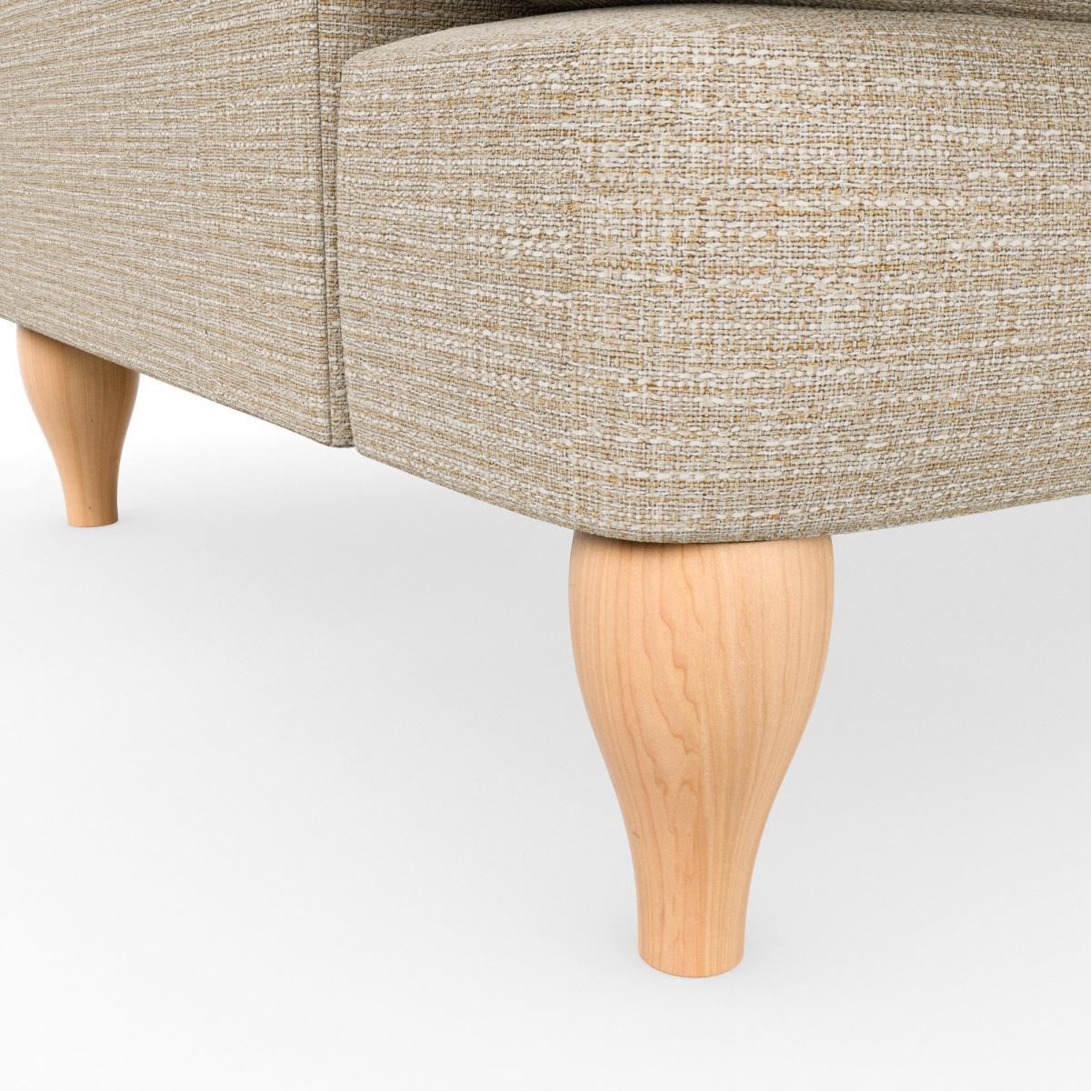 Canterbury Textured Weave Snuggle Chair Textured Weave Honey – image 7
