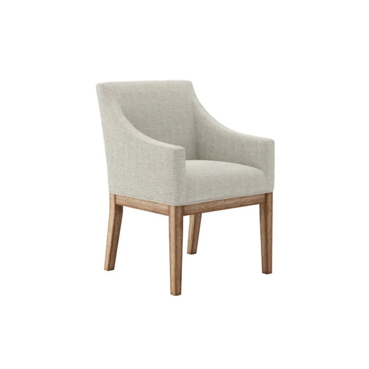 Piper Dining Chair, Faux Linen – image 3