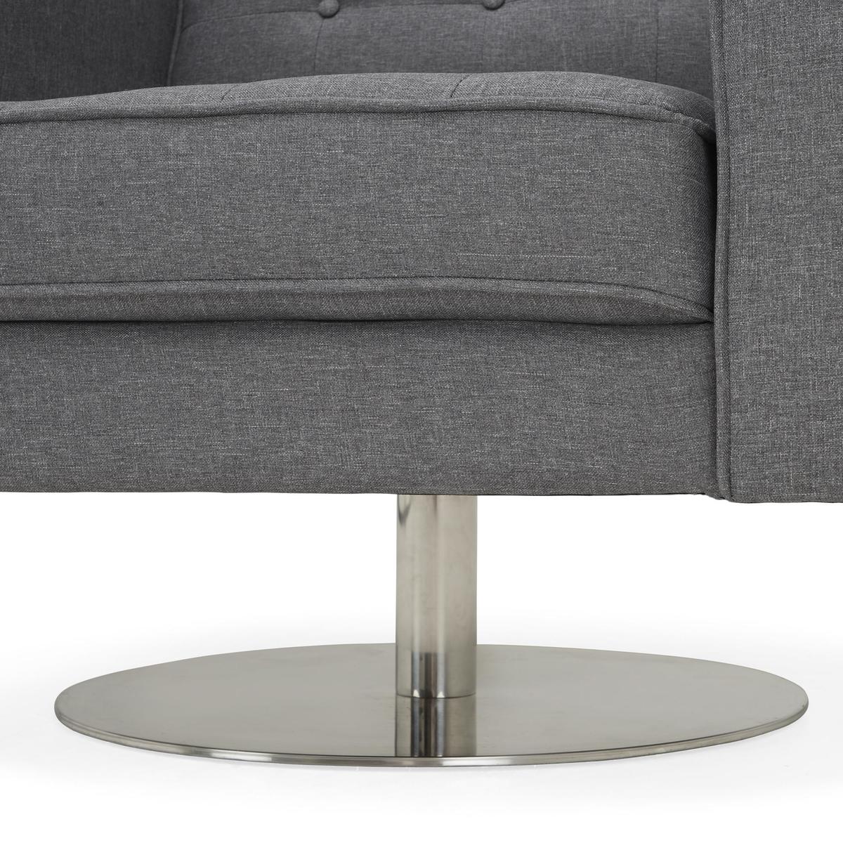 Prague Fabric Armchair - Grey Grey – image 10
