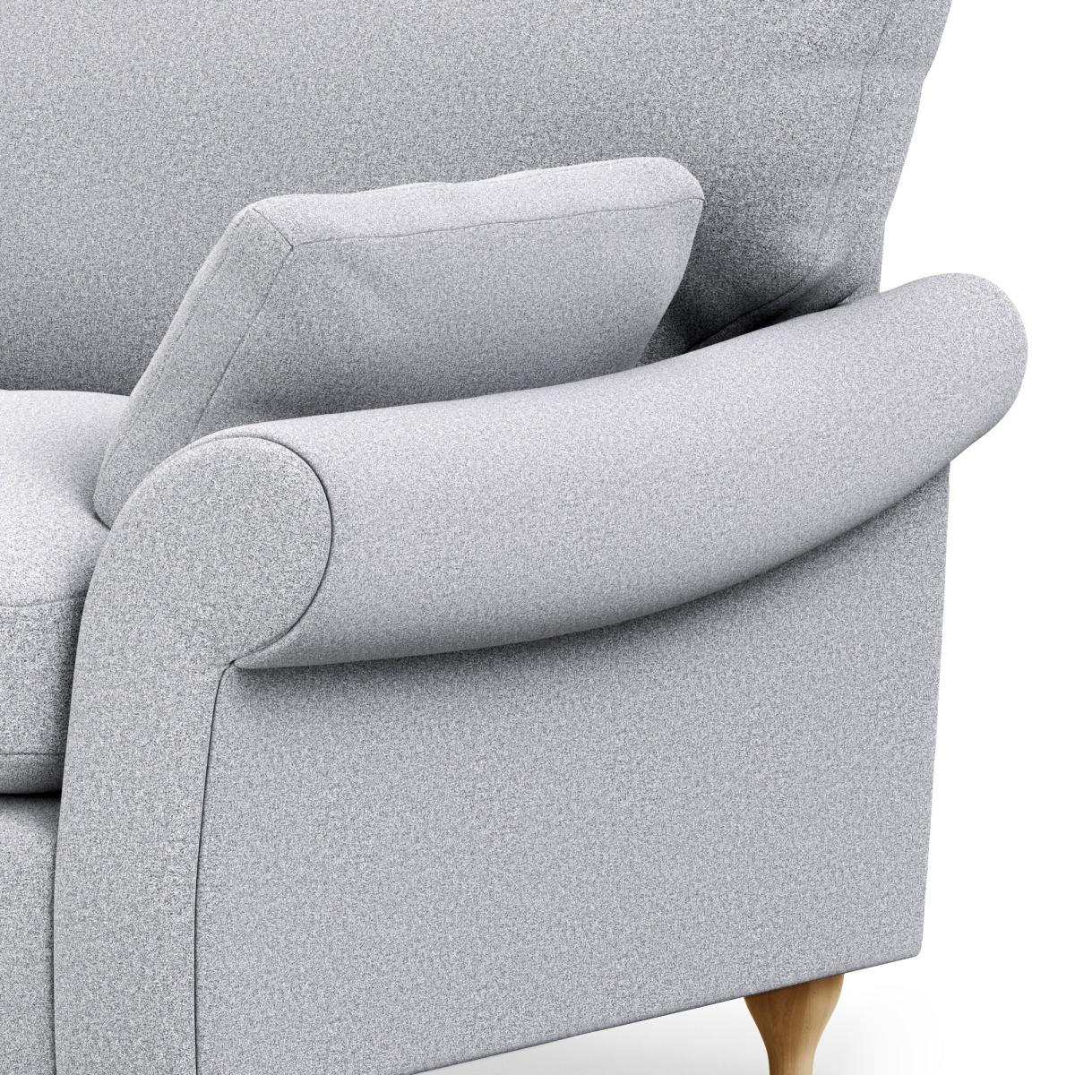 Salisbury Woolly Marl Armchair Woolly Marl Warm Grey – image 7