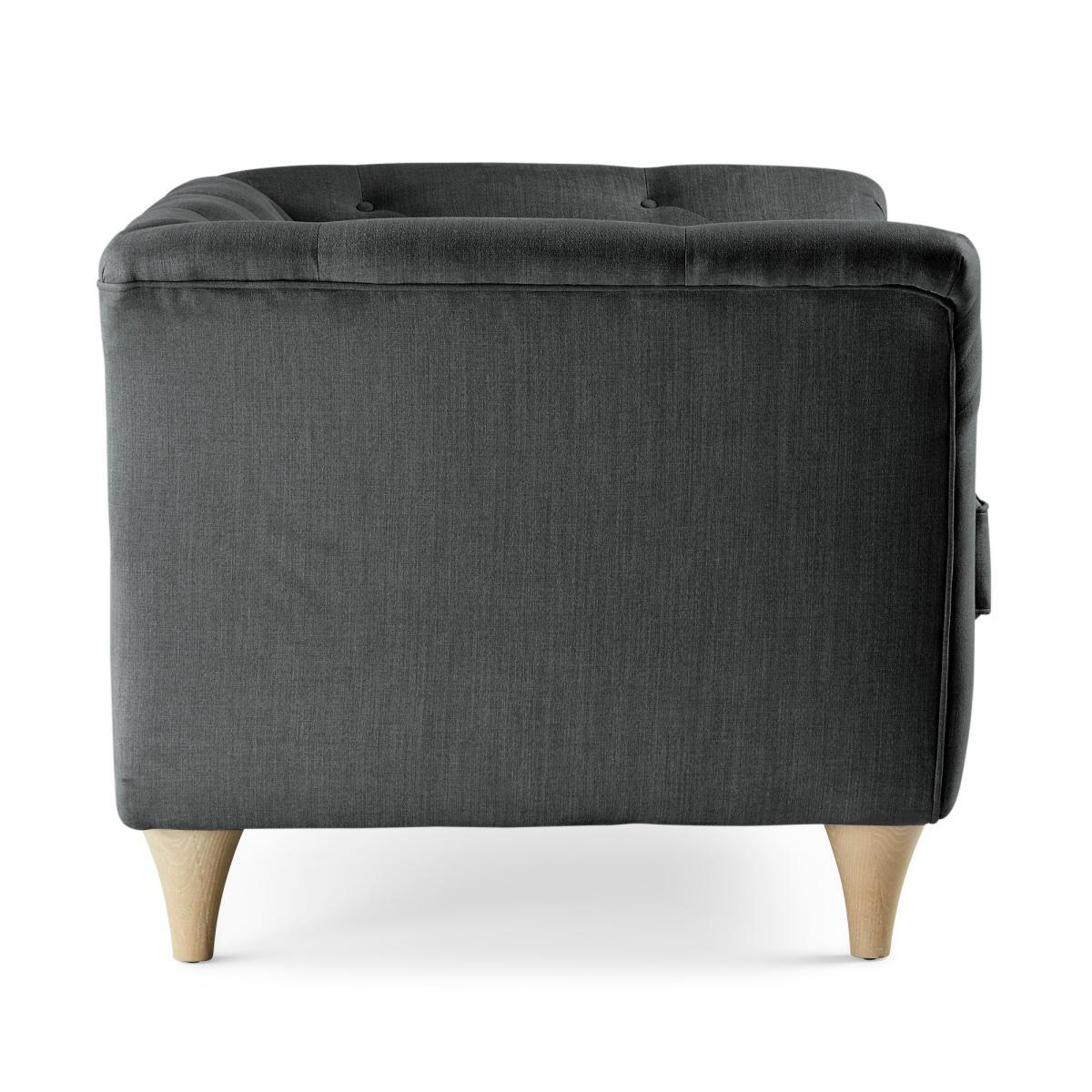 Jaipur Snuggle Chair Brushed Plain Fabric Brushed Plain Cobalt – image 4