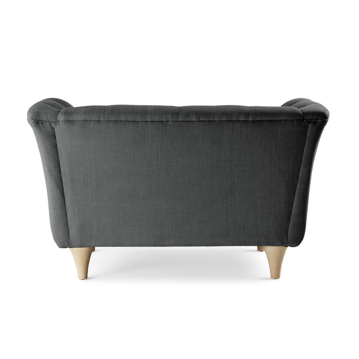 Jaipur Snuggle Chair Brushed Plain Fabric Brushed Plain Cobalt – image 5