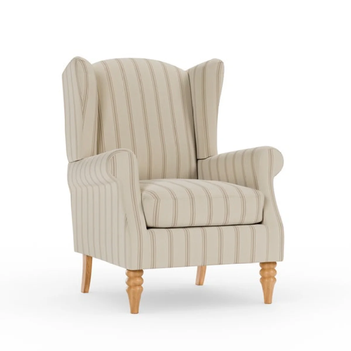 Charnwood Folkstone Stripe Scroll Armchair – image 8