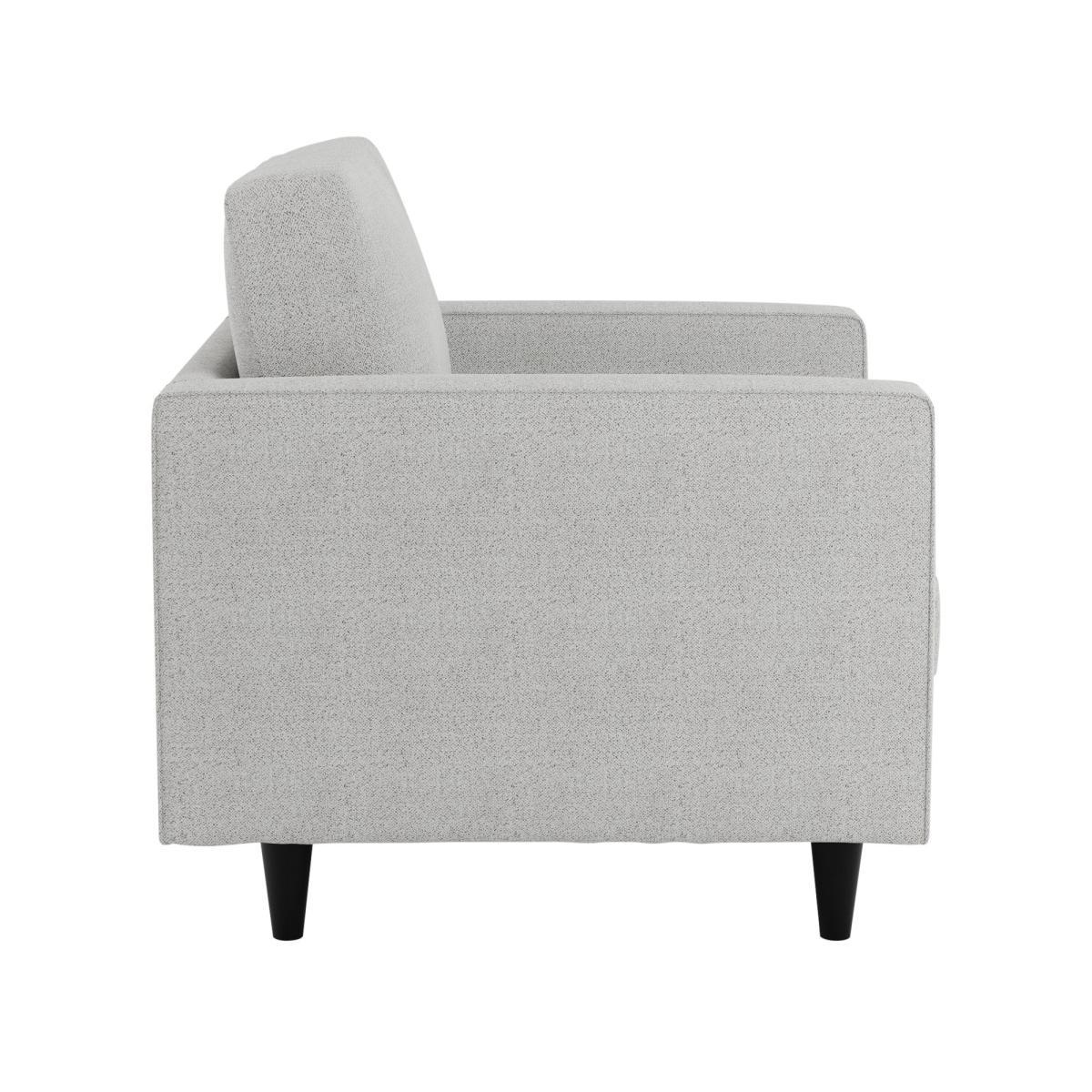 Zoe Boucle Armchair Light Grey – image 4