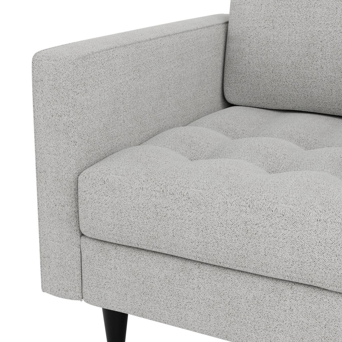Zoe Boucle Armchair Light Grey – image 5