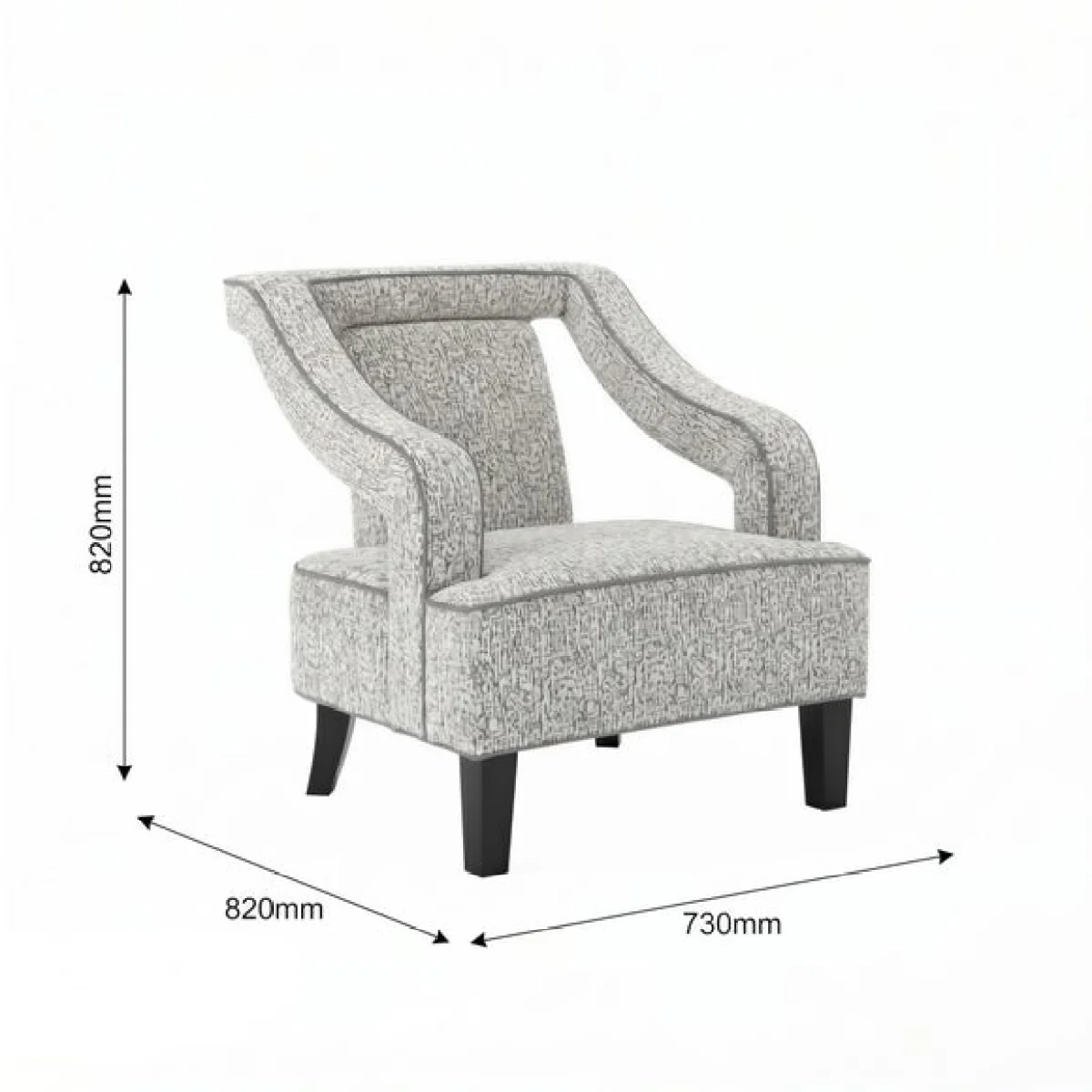 Sofia Chenille Accent Chair – image 8