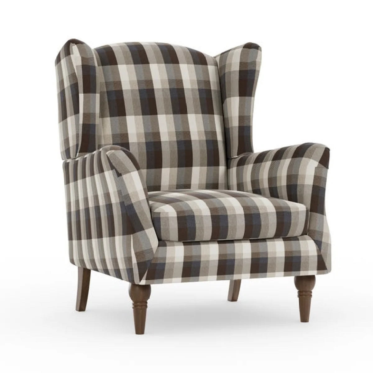 Charnwood Check Grande Armchair – image 8
